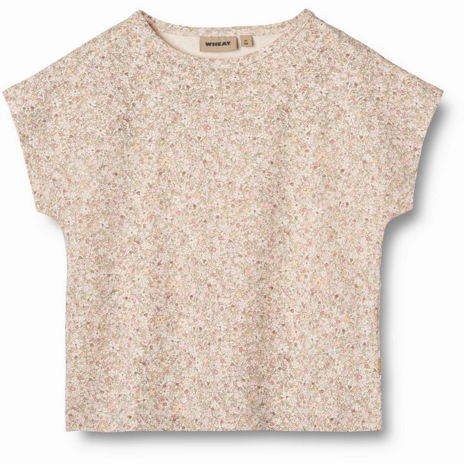 Wheat Cream Flower Meadow T-shirt Bette Breathable Fit Wear