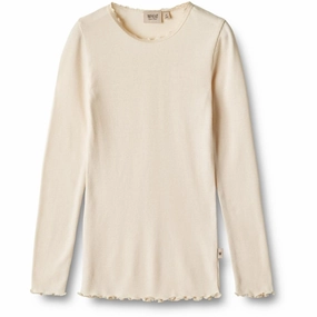 Breathable mesh Wheat Cream Rib Blouse Reese