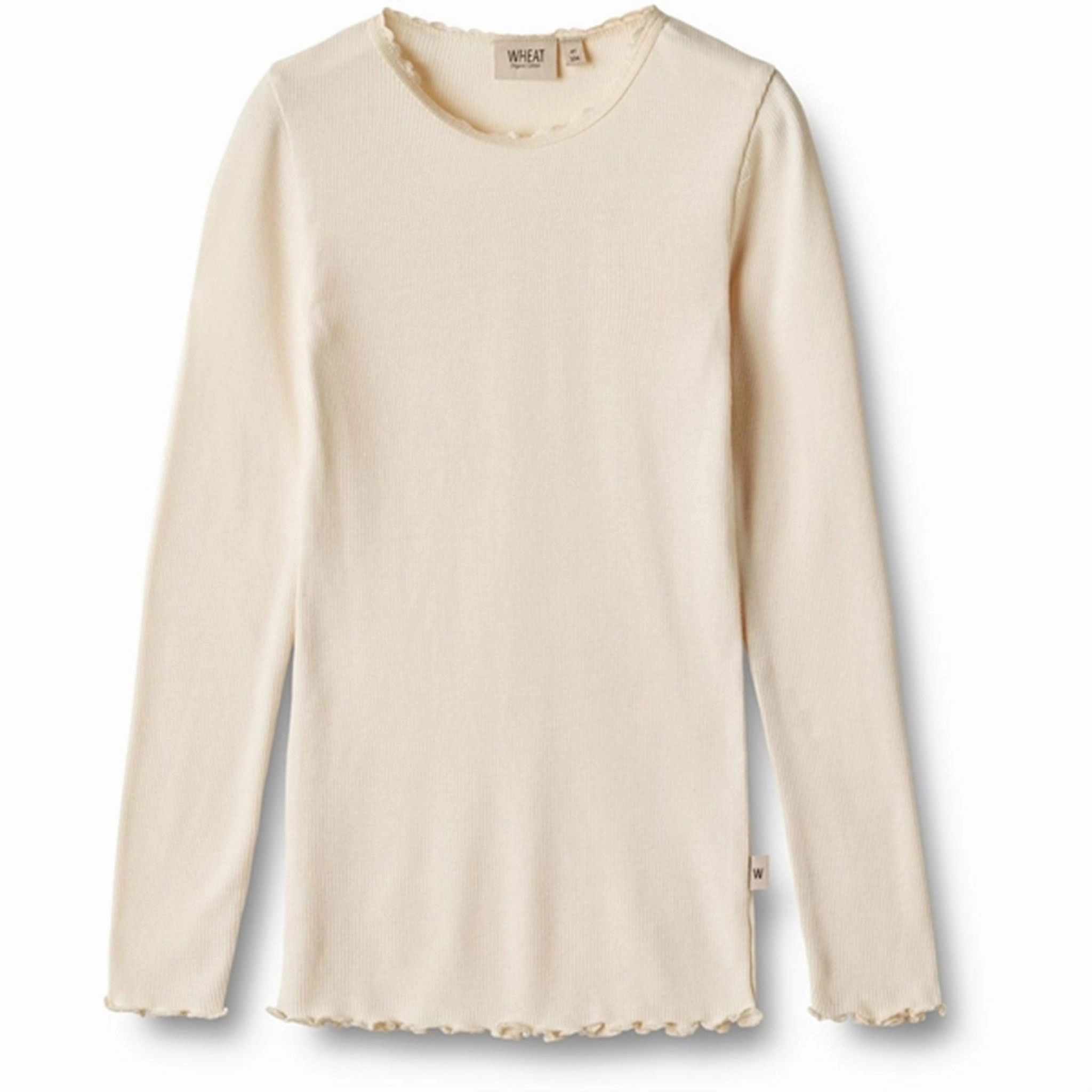 Wheat Cream Rib Blouse Reese Brushed Inner Lining