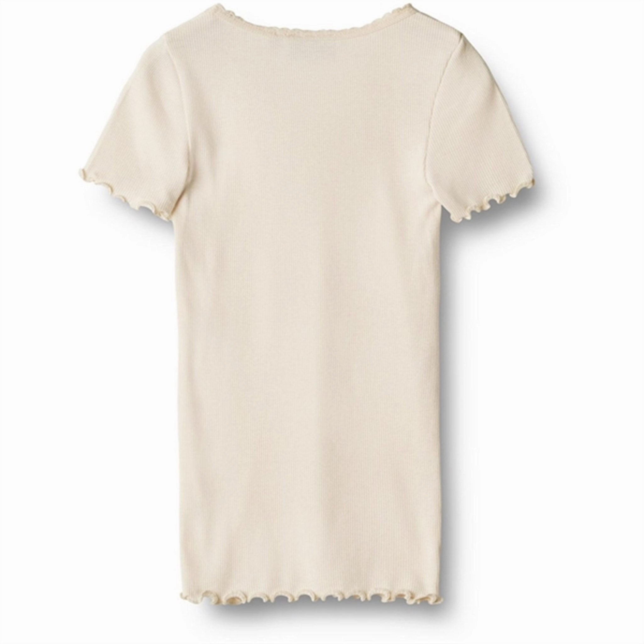 Eco Certified Textile Outdoor Gear Wheat Cream Rib T-shirt Katie