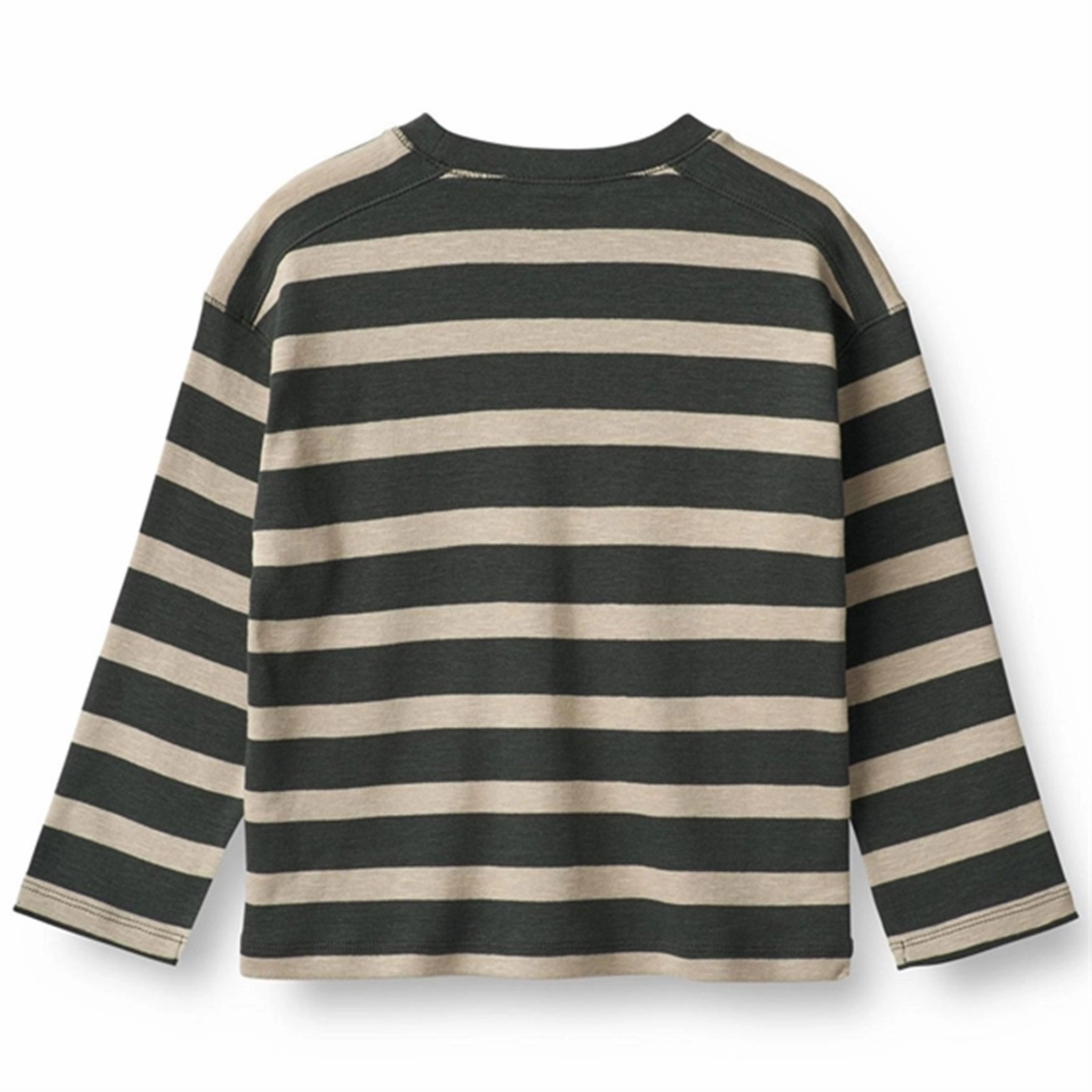 Wheat Dark Stripe Blouse Malthe Weekend Outing Street Fashion