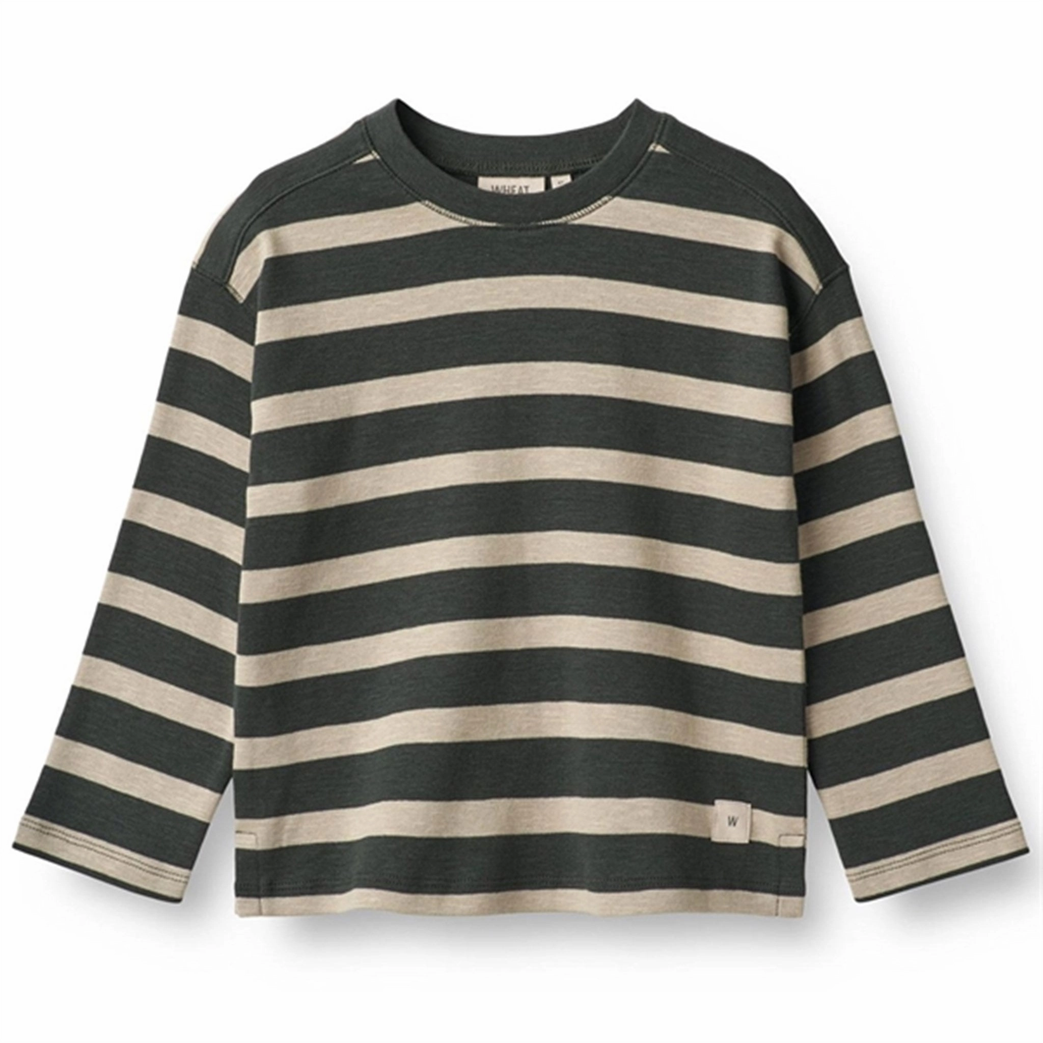 Effortless Style Wheat Dark Stripe Blouse Malthe