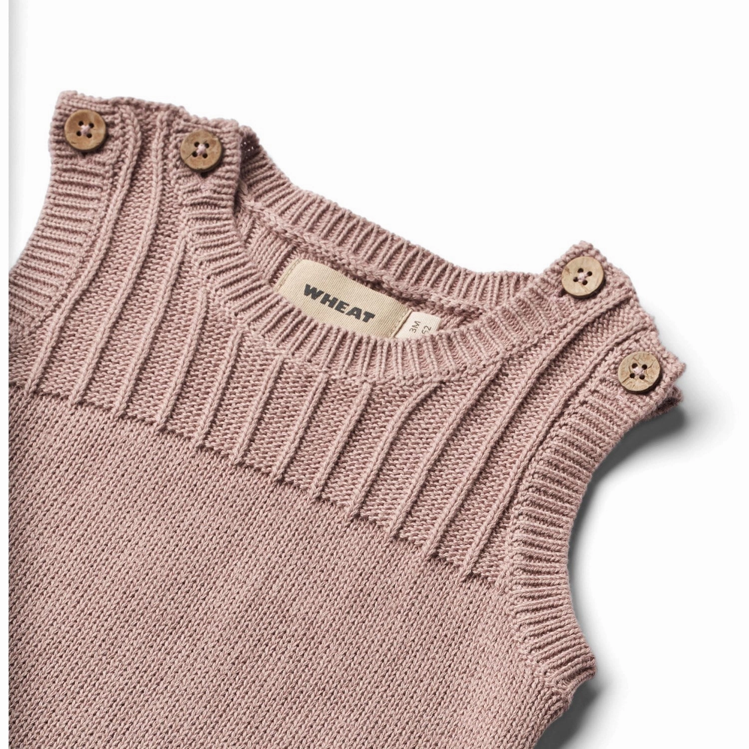 Wheat Dry Rose Knit Romper Vigge Dance Traveler