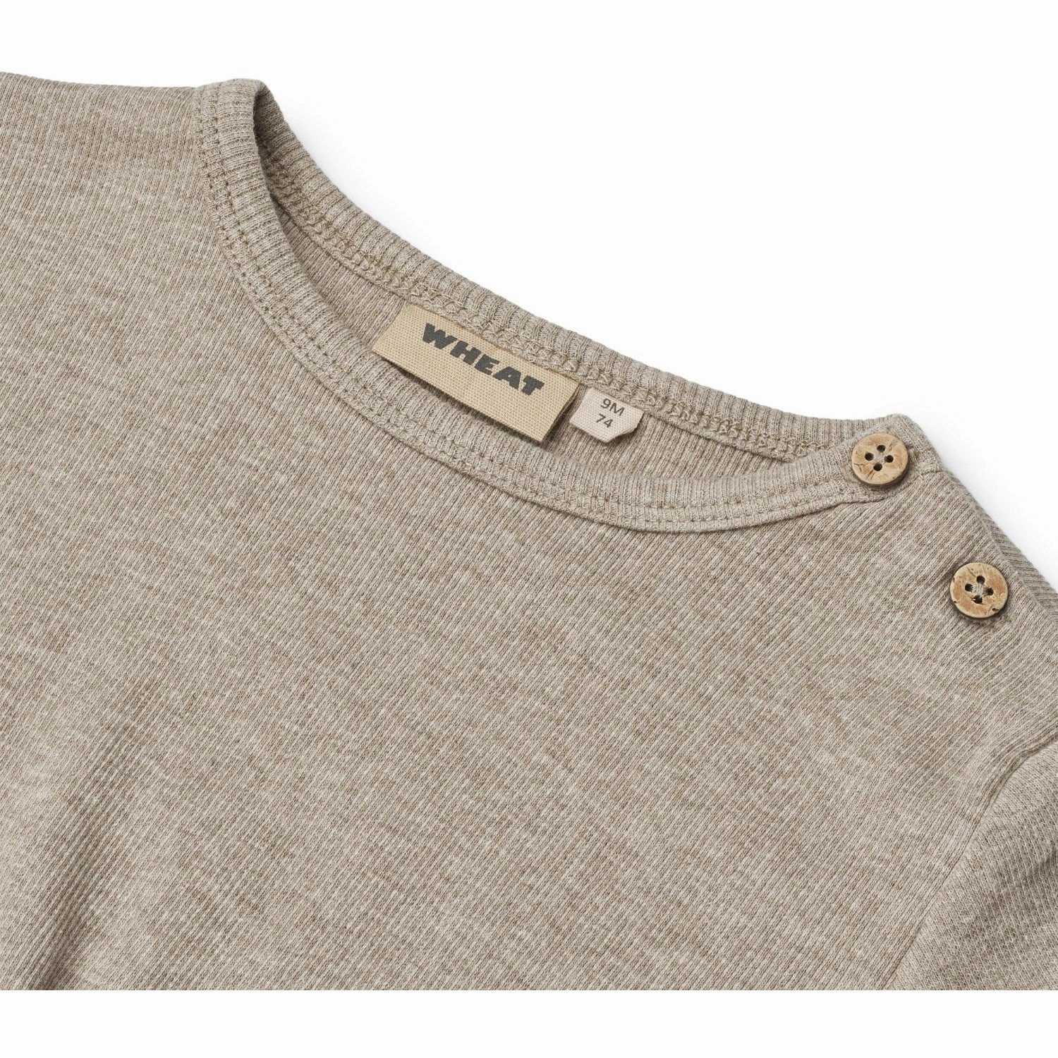 Wheat Gravel Melange Blouse Milo Breathable mesh Plus Size