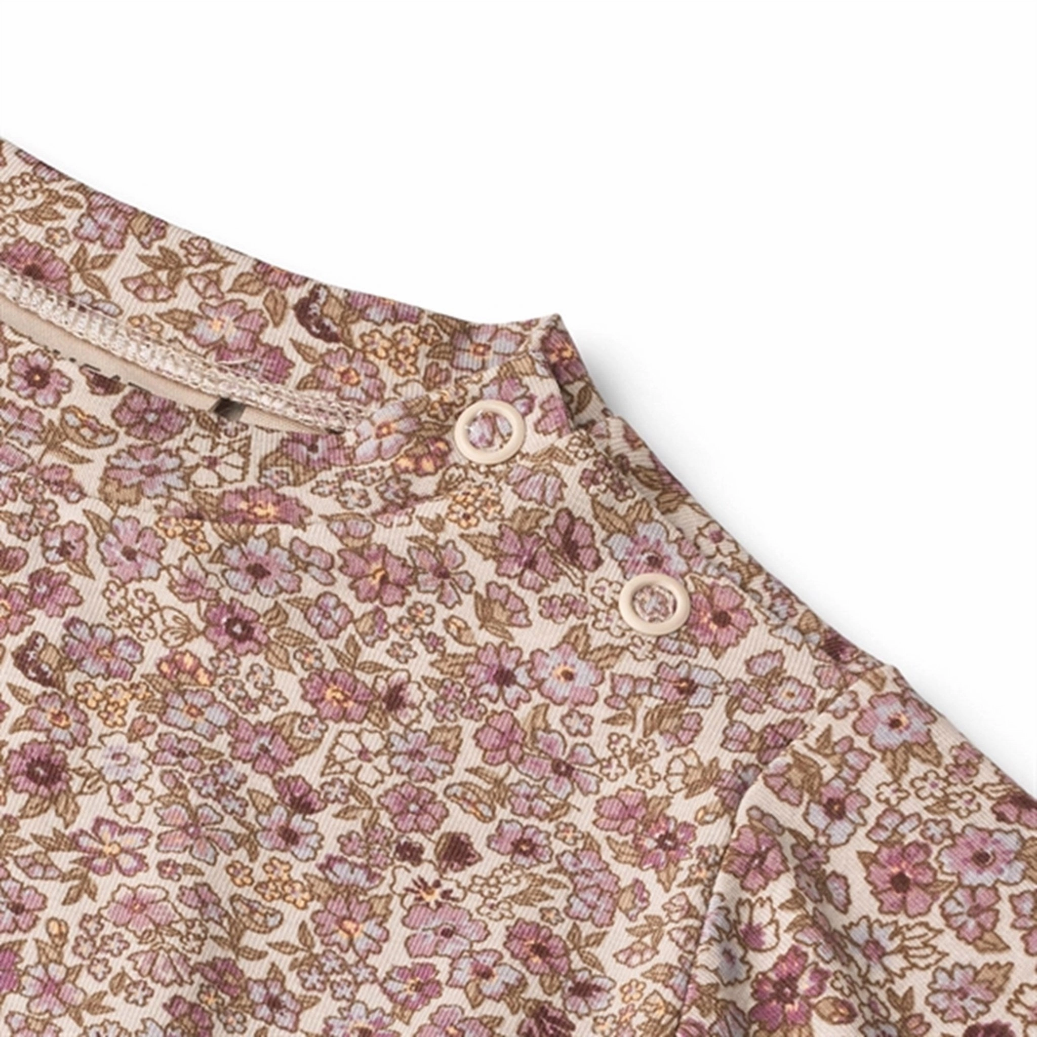 Magnetic-Closure Fashion Mix Wheat Grey Rose Flowers Sessa Jersey Dress