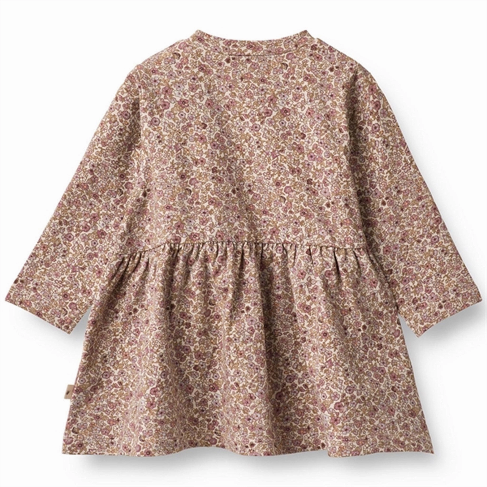 Wheat Grey Rose Flowers Sessa Jersey Dress Youthful Mood Urban Ready