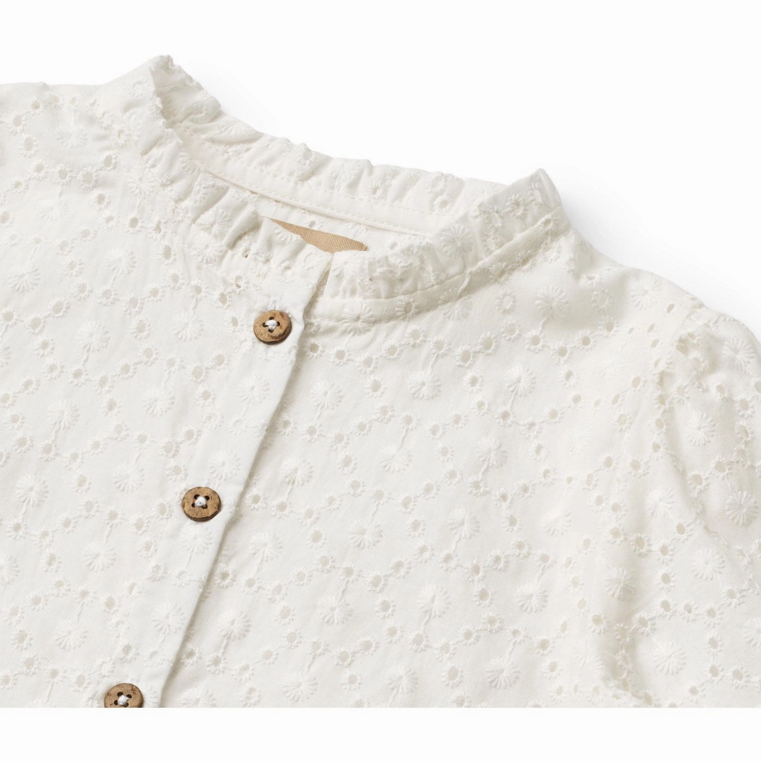 Wheat Ivory Shirt Petrine Durable Buttons Vintage Style