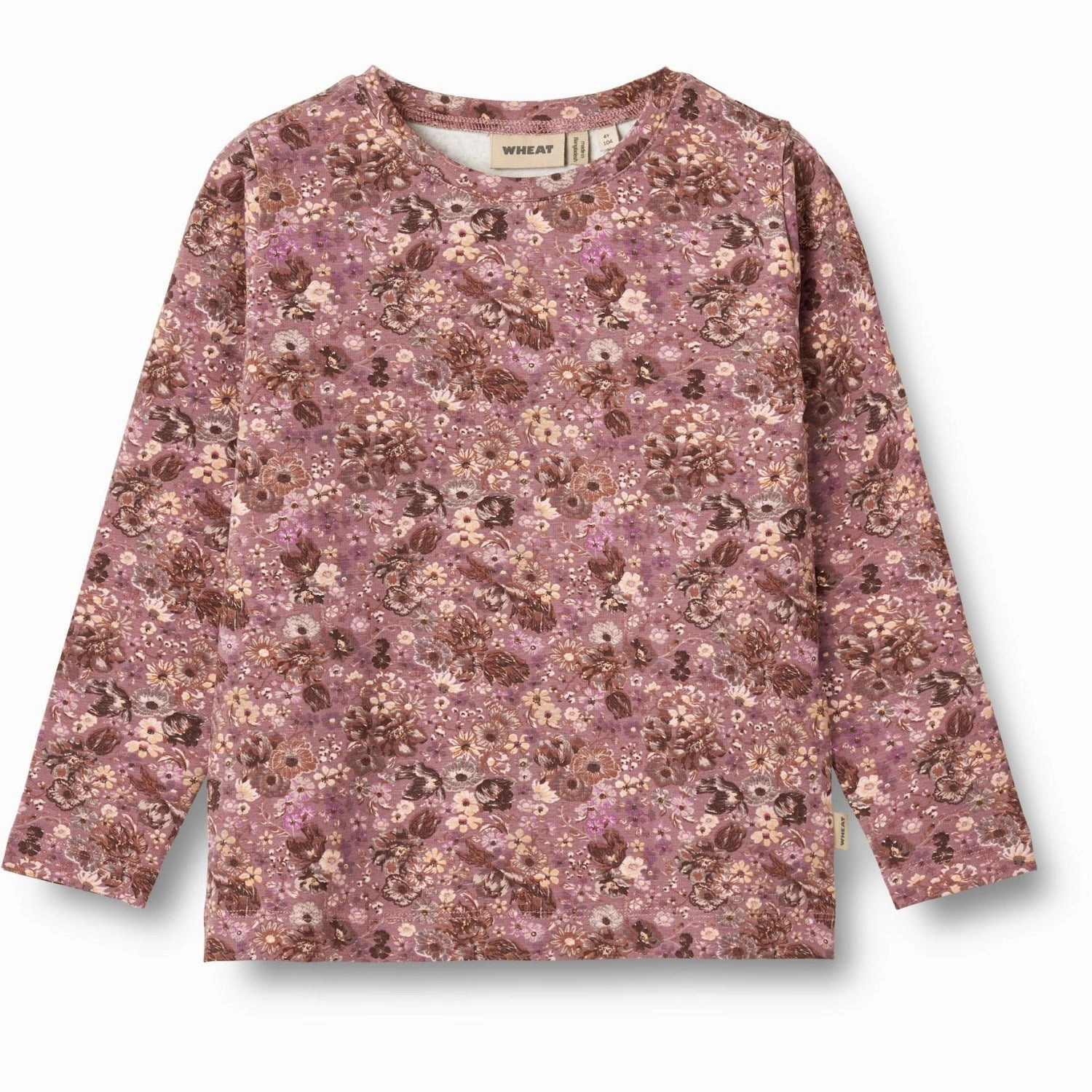 Wheat Lavender Flowers Blouse Manna Polished Style