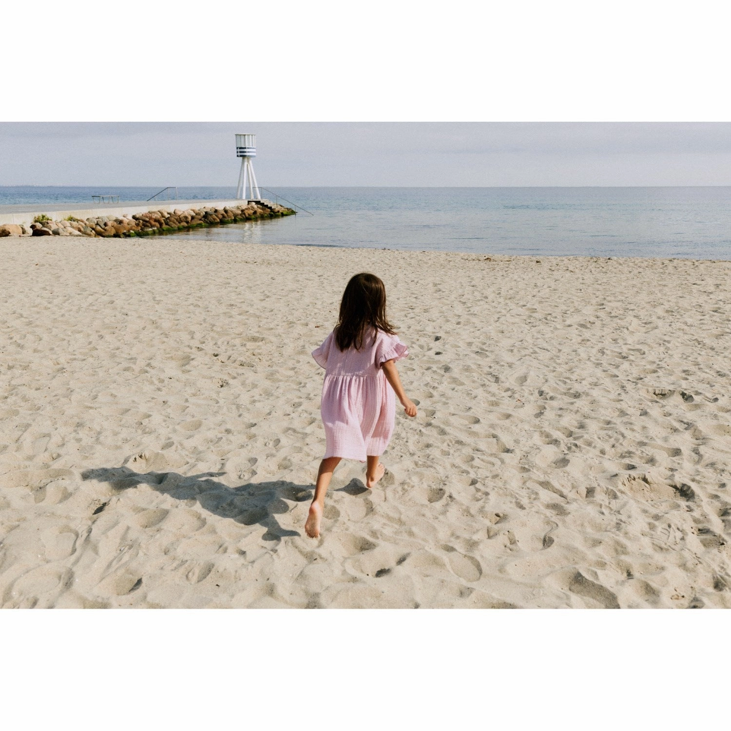 Relaxed Layer Wheat Lavender Mist Dress Thit