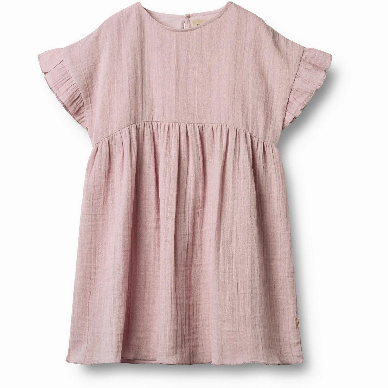 Snap-Closure Satin Finish Wheat Lavender Mist Dress Thit