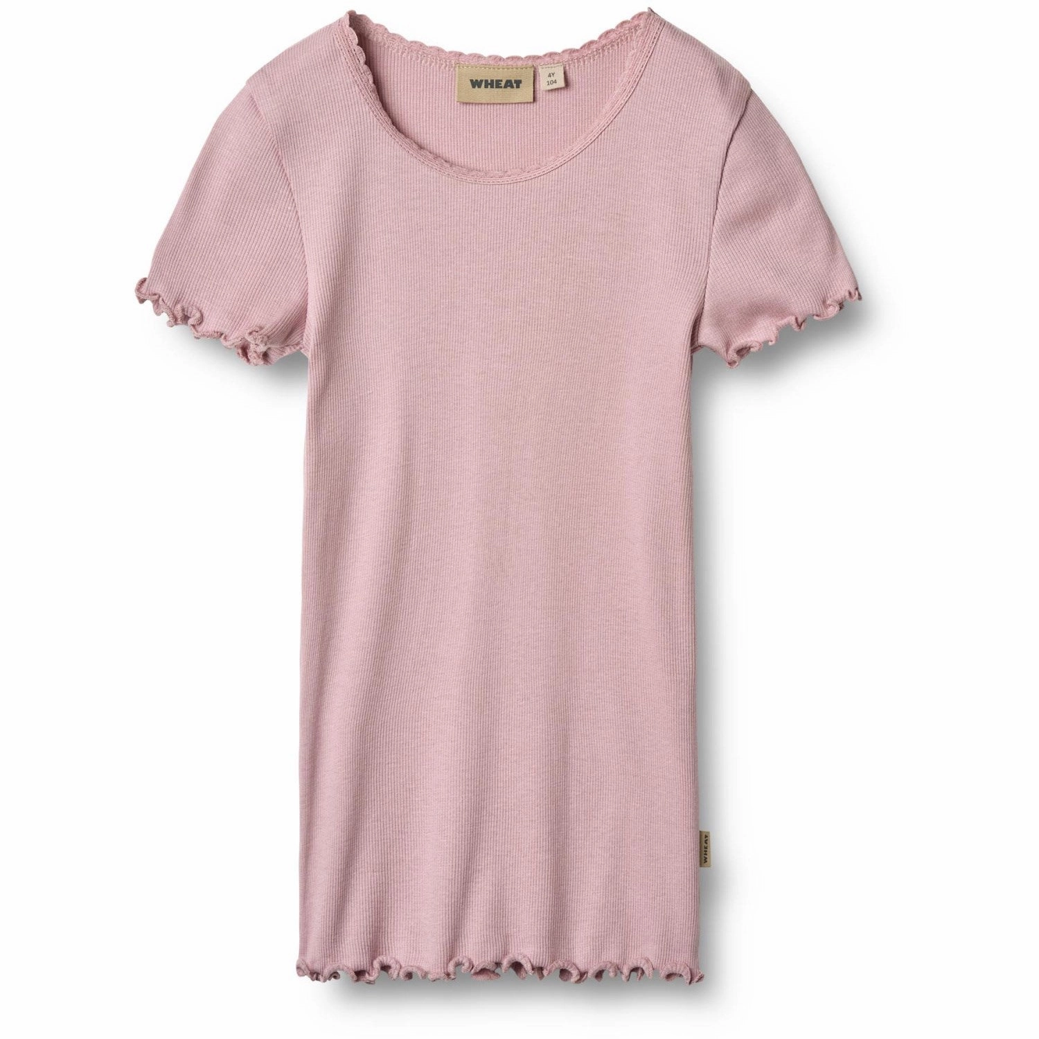 Layering Must-Have Textured Surface Wheat Lavender Mist Rib T-Shirt S/S Katie