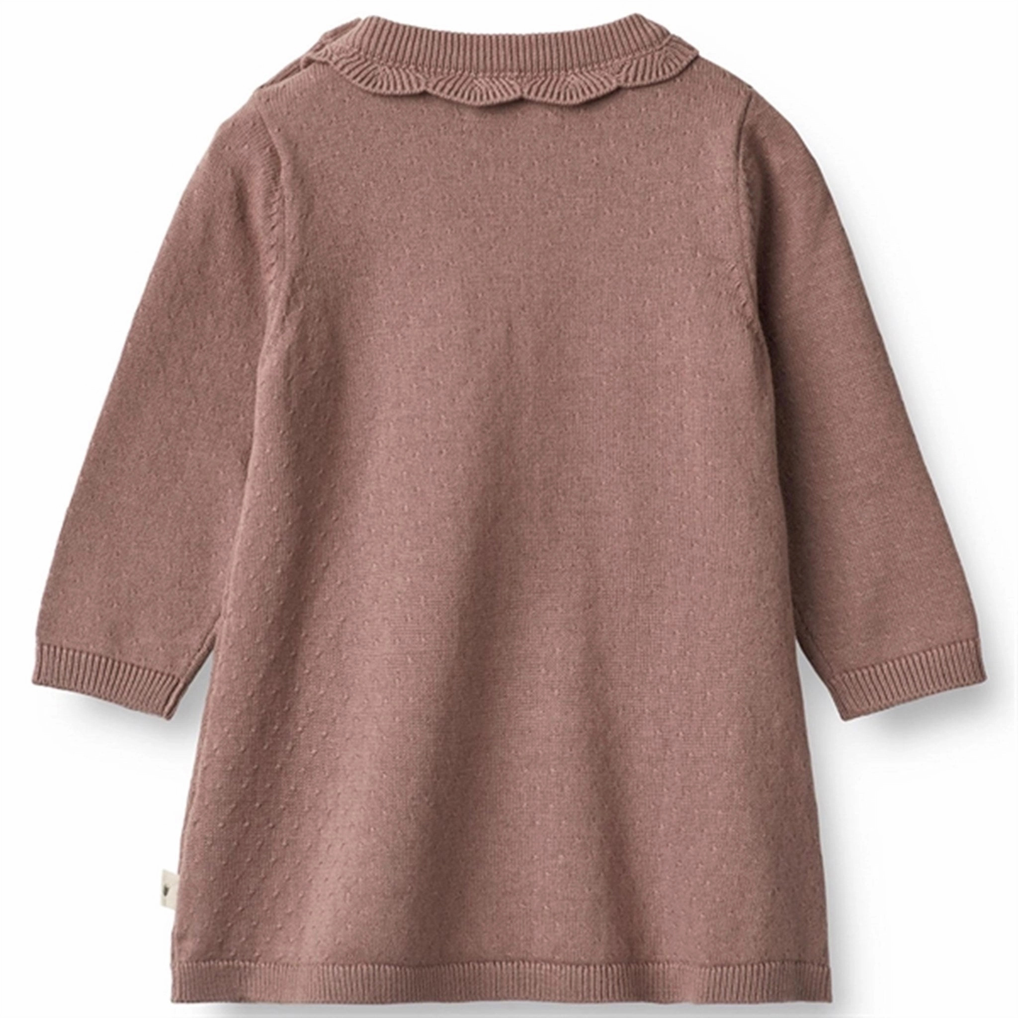 Wheat Lavender Rose Nannie Knit Dress Flowy Texture