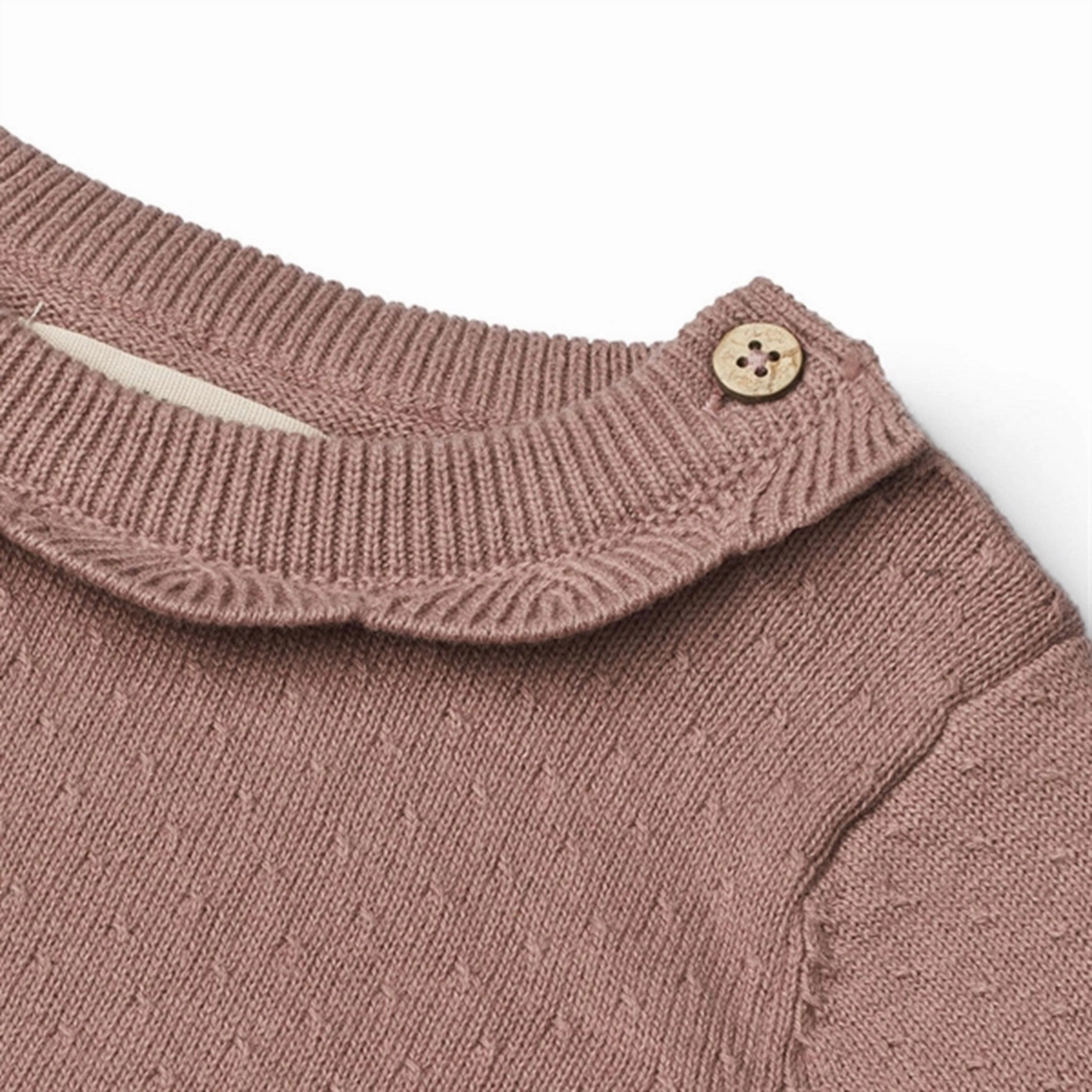 Wheat Lavender Rose Nannie Knit Dress Emerging-Brand