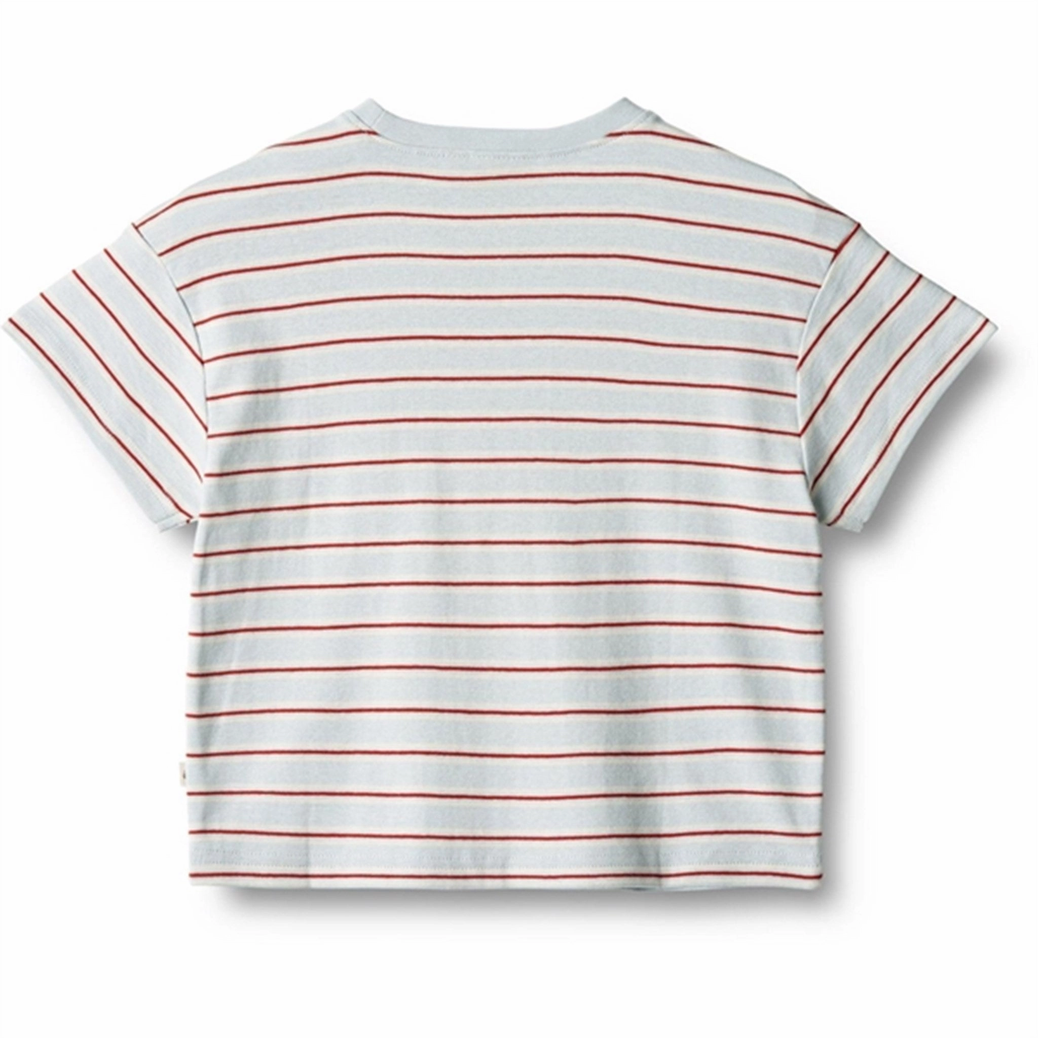 StretchComfortWeave Wheat Light Blue Strip T-shirt Tommy