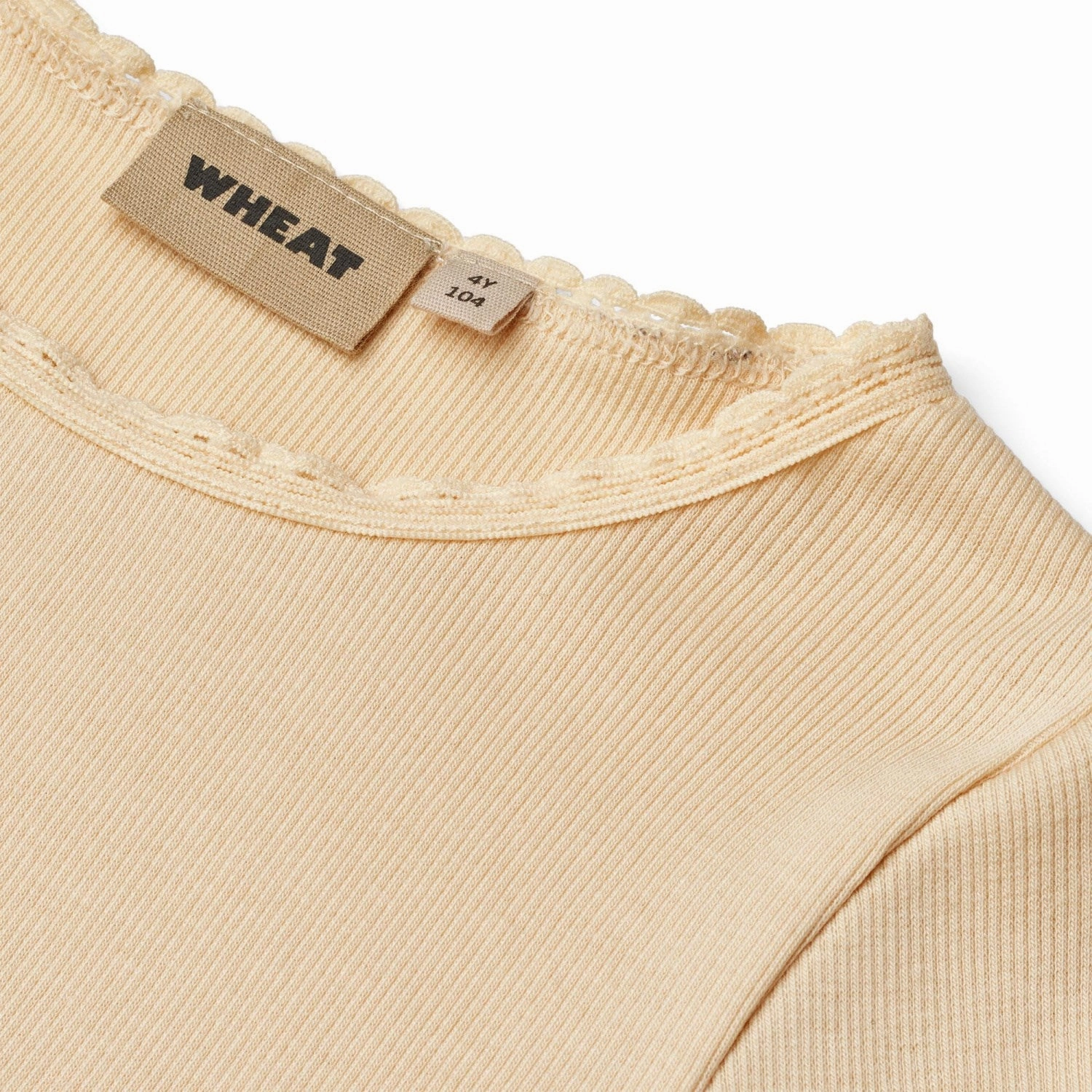 Waffle Weave Rugged Style Wheat Macadamia Rib T-Shirt L/S Reese