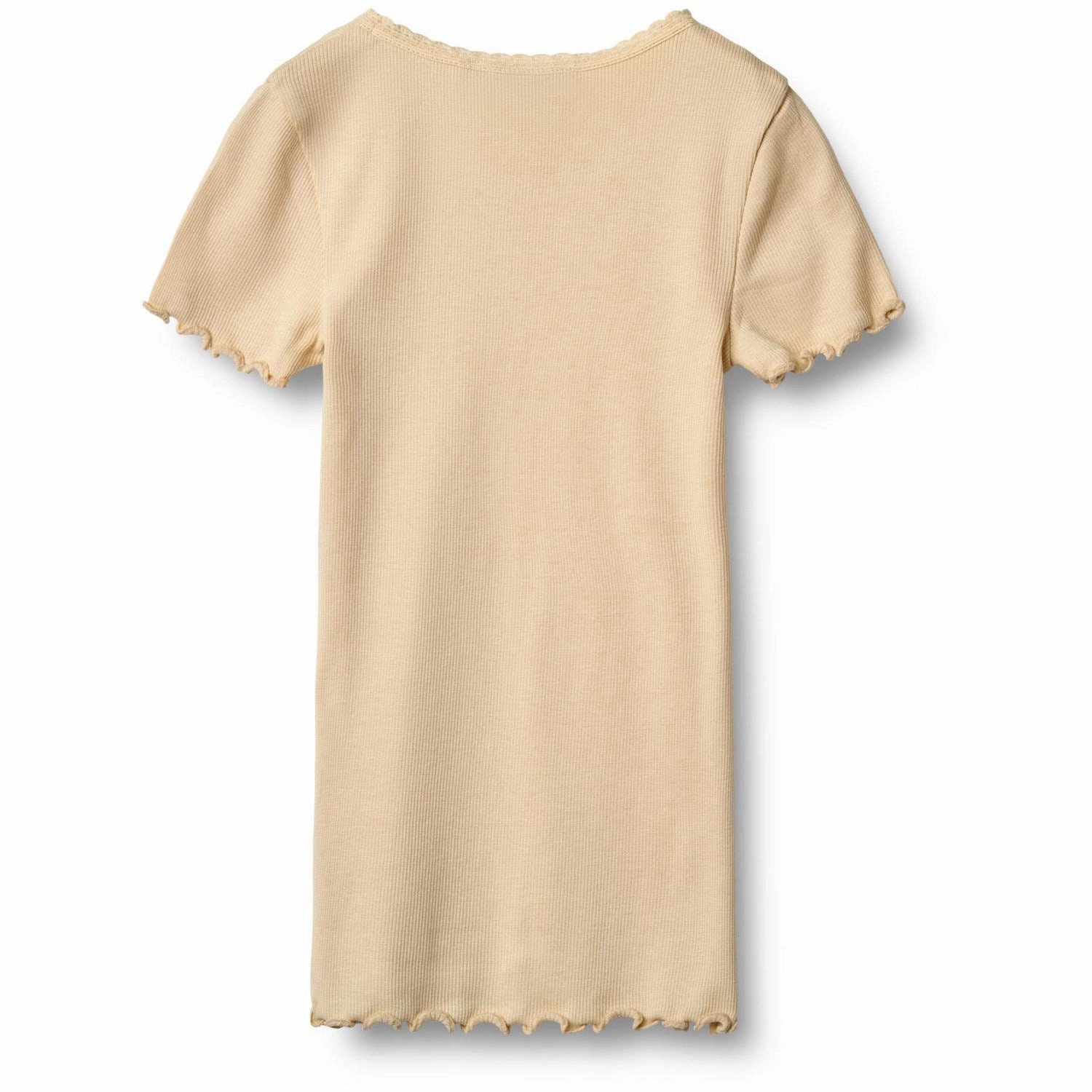 Wheat Macadamia Rib T-Shirt S/S Katie Light Comfort Style