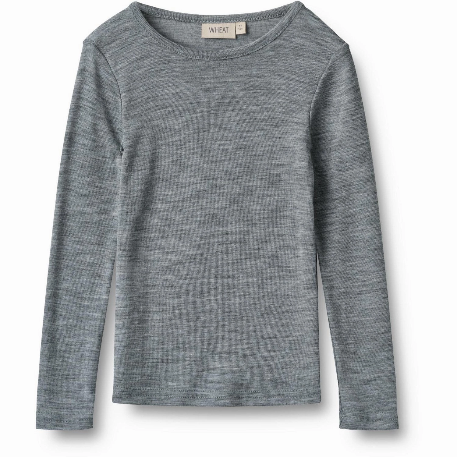 Eco-Friendly Choice Wheat Melange Grey Wool Blouse Alfie