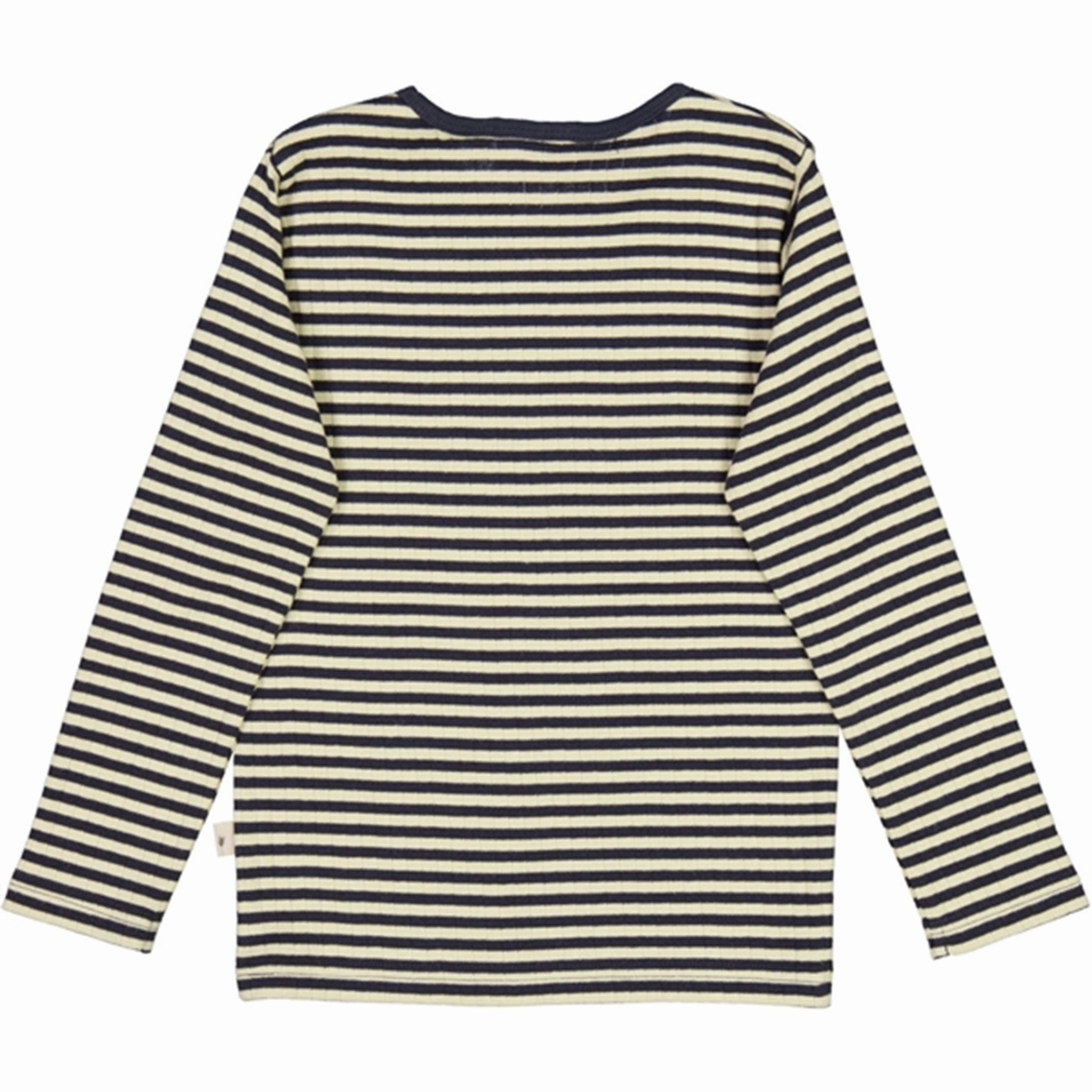 Breathable Lining Wheat Midnight Stripe Striped Blouse
