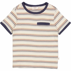 Wheat Multi Stripe Bosse T-shirt men's clothing Timeless Layering