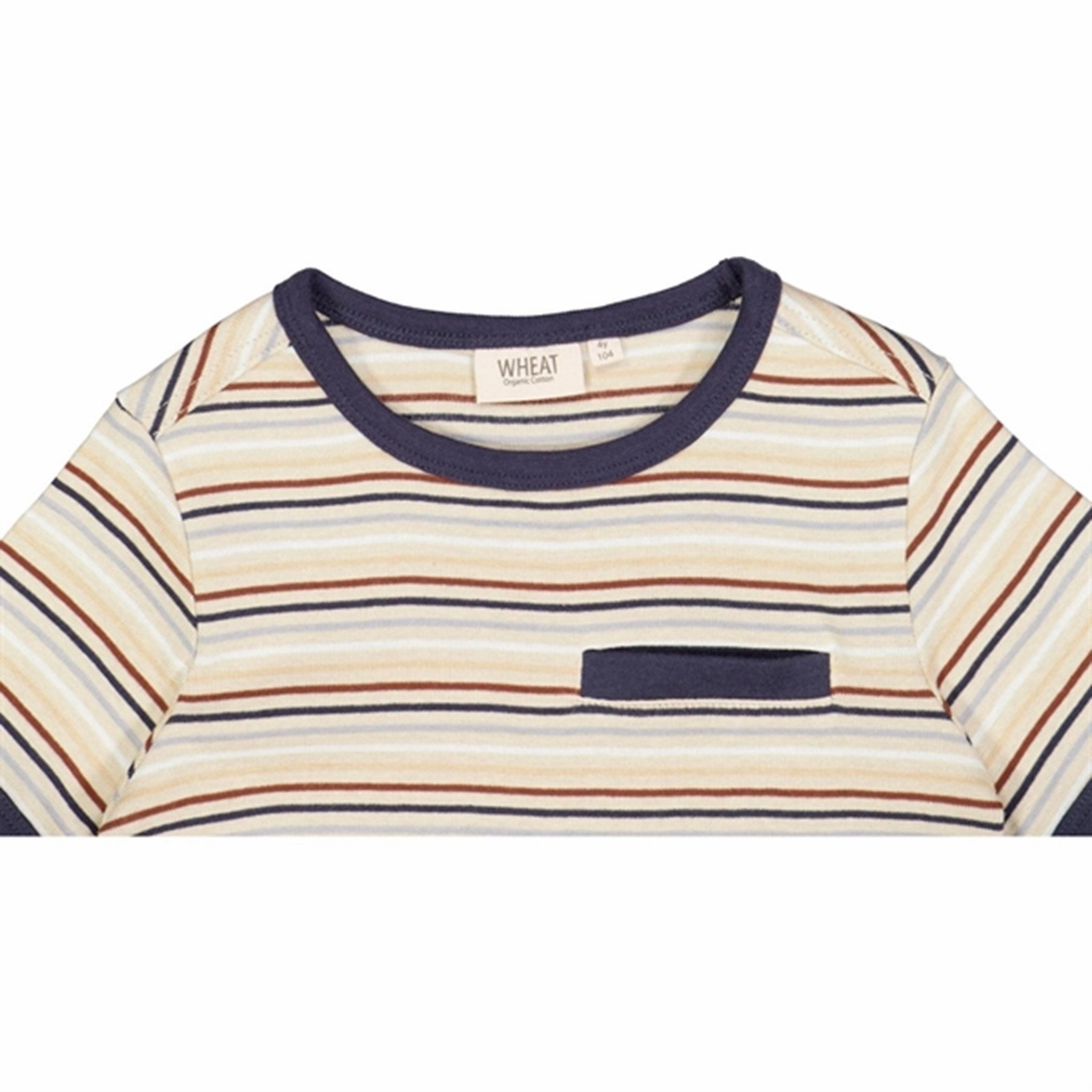 Quick Fit Wheat Multi Stripe Bosse T-shirt