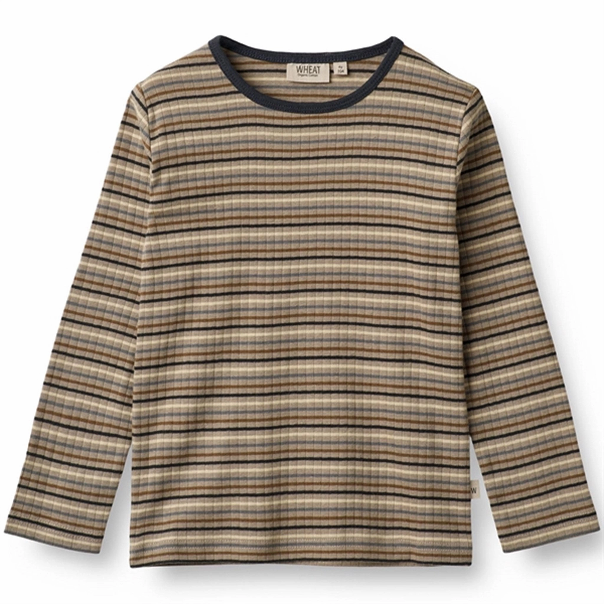 Wheat Multi Stripe Stig Blouse Non-irritating Holiday Travel