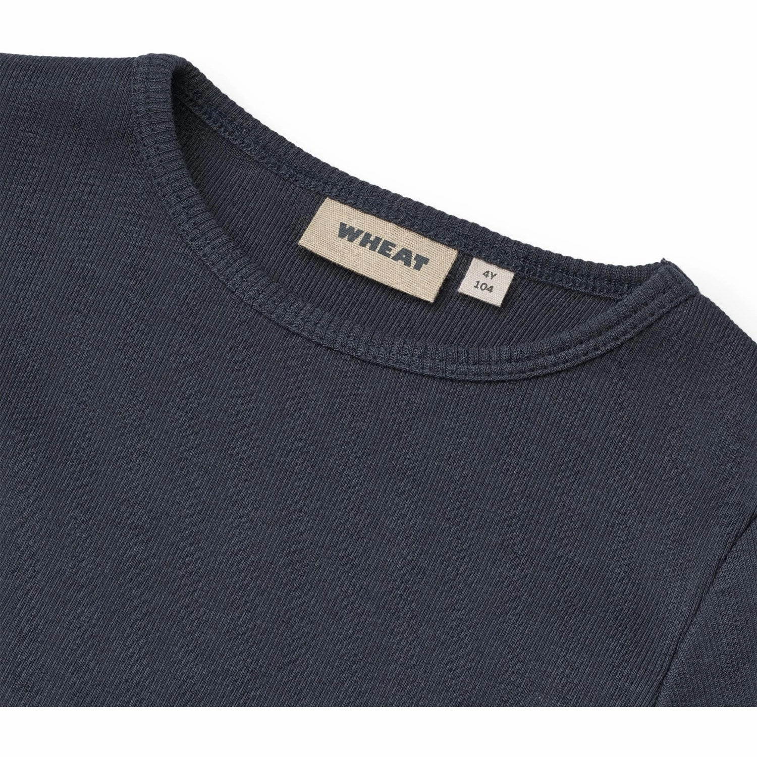 Minimalist Style Wheat Navy Blouse Ida