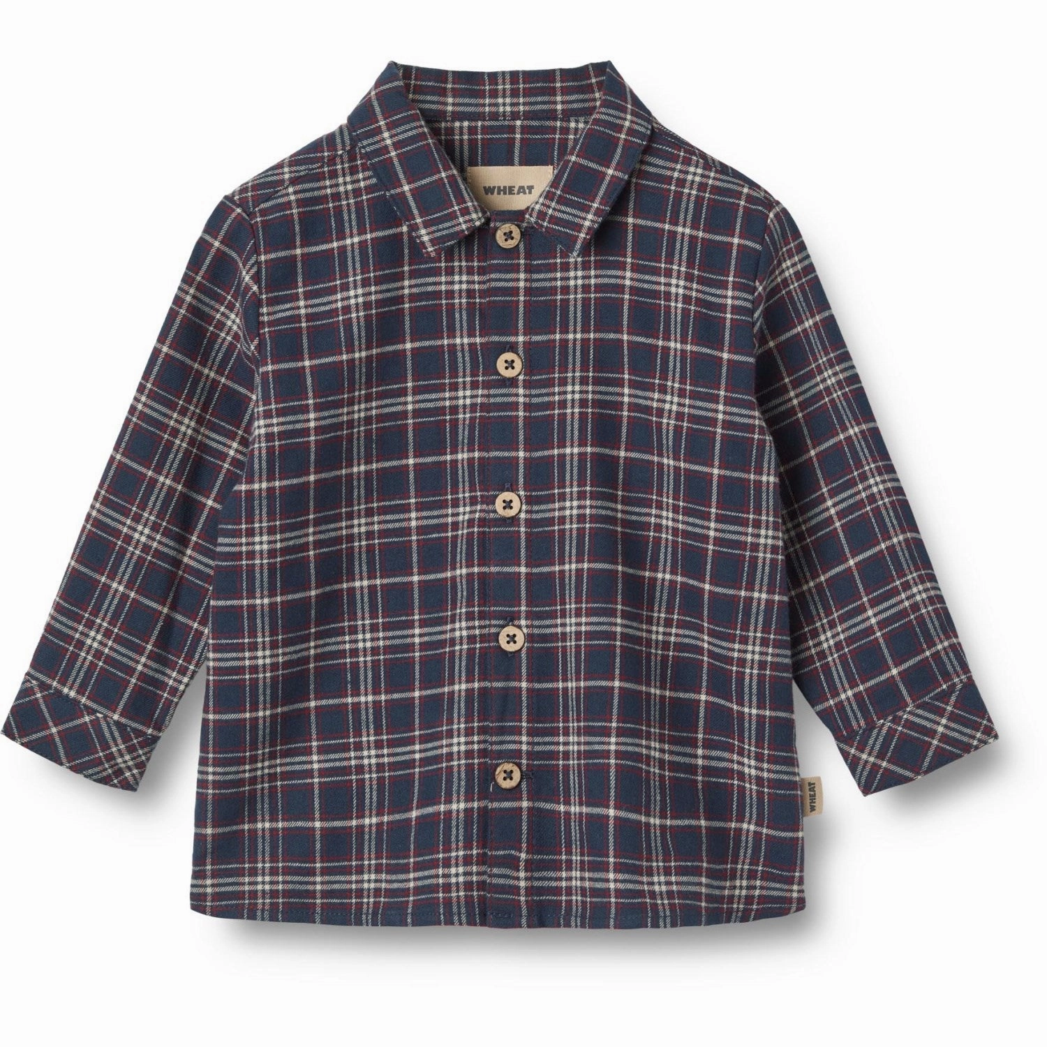 Matte Finish Odorless Binding Tape Wheat Navy Check Shirt Oscar