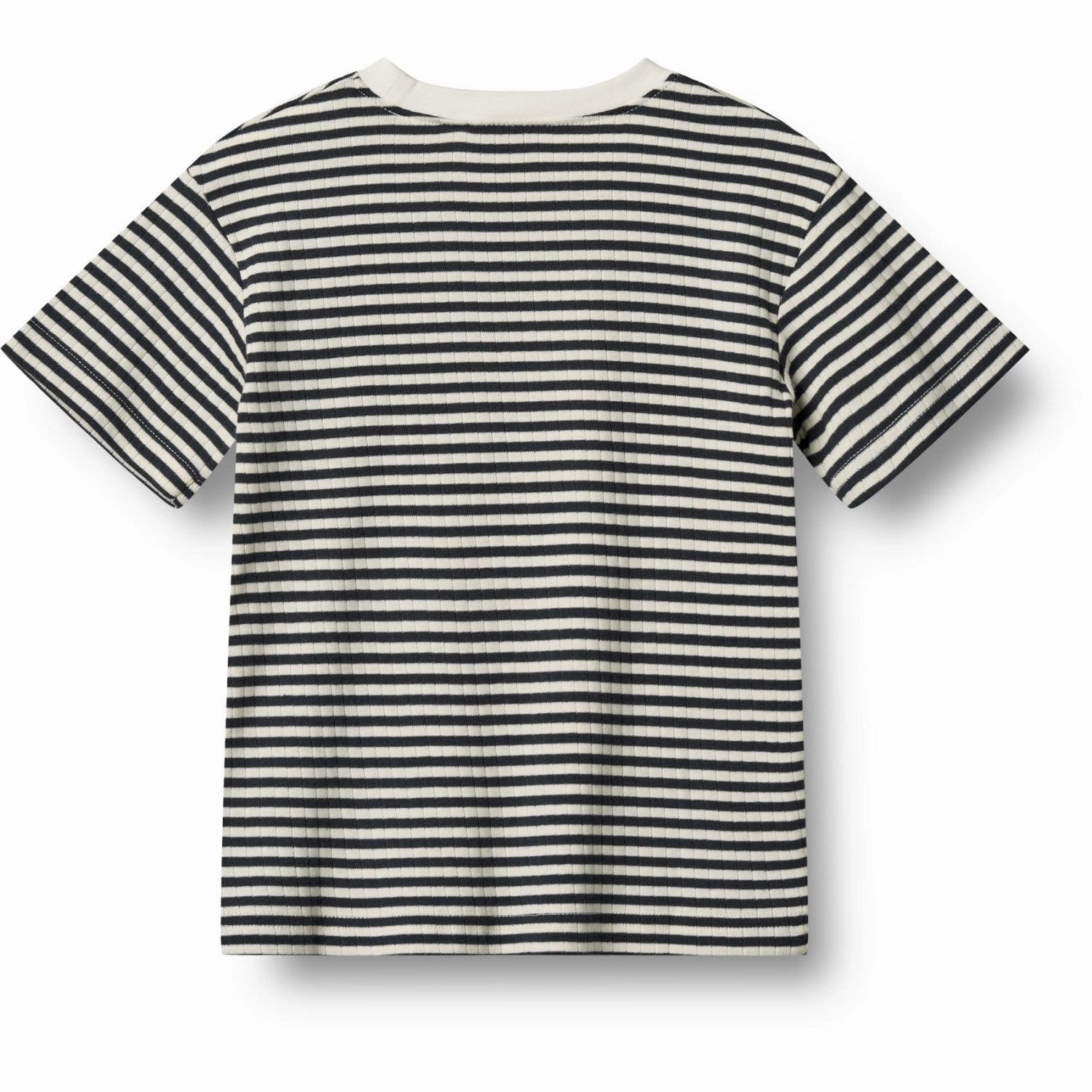 Eye-Catching Comfort Wearable Wheat Navy Rib Stripe T-Shirt S/S Fabian