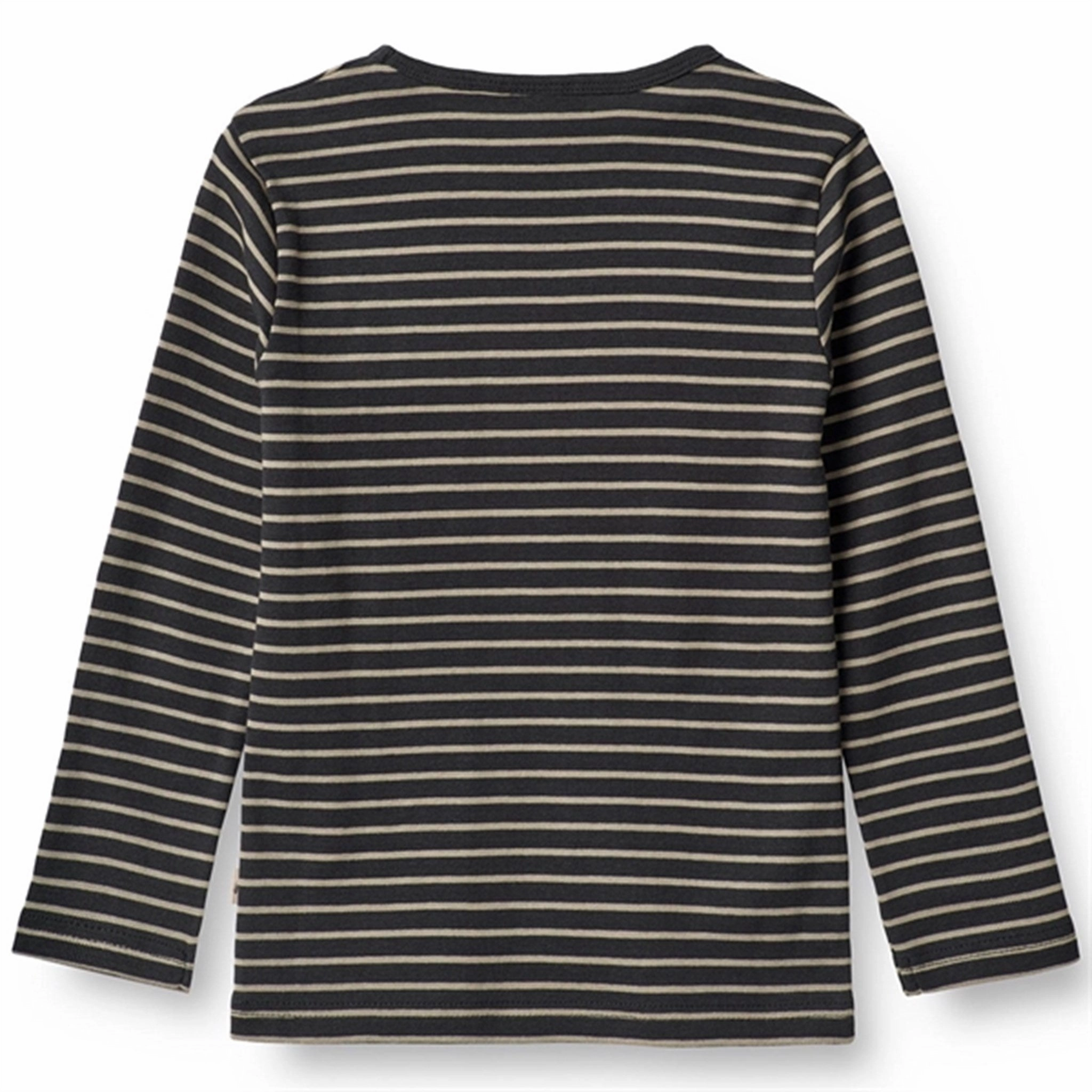 Subtle patterns Flexible Material Wheat Navy Stripe Stig Blouse