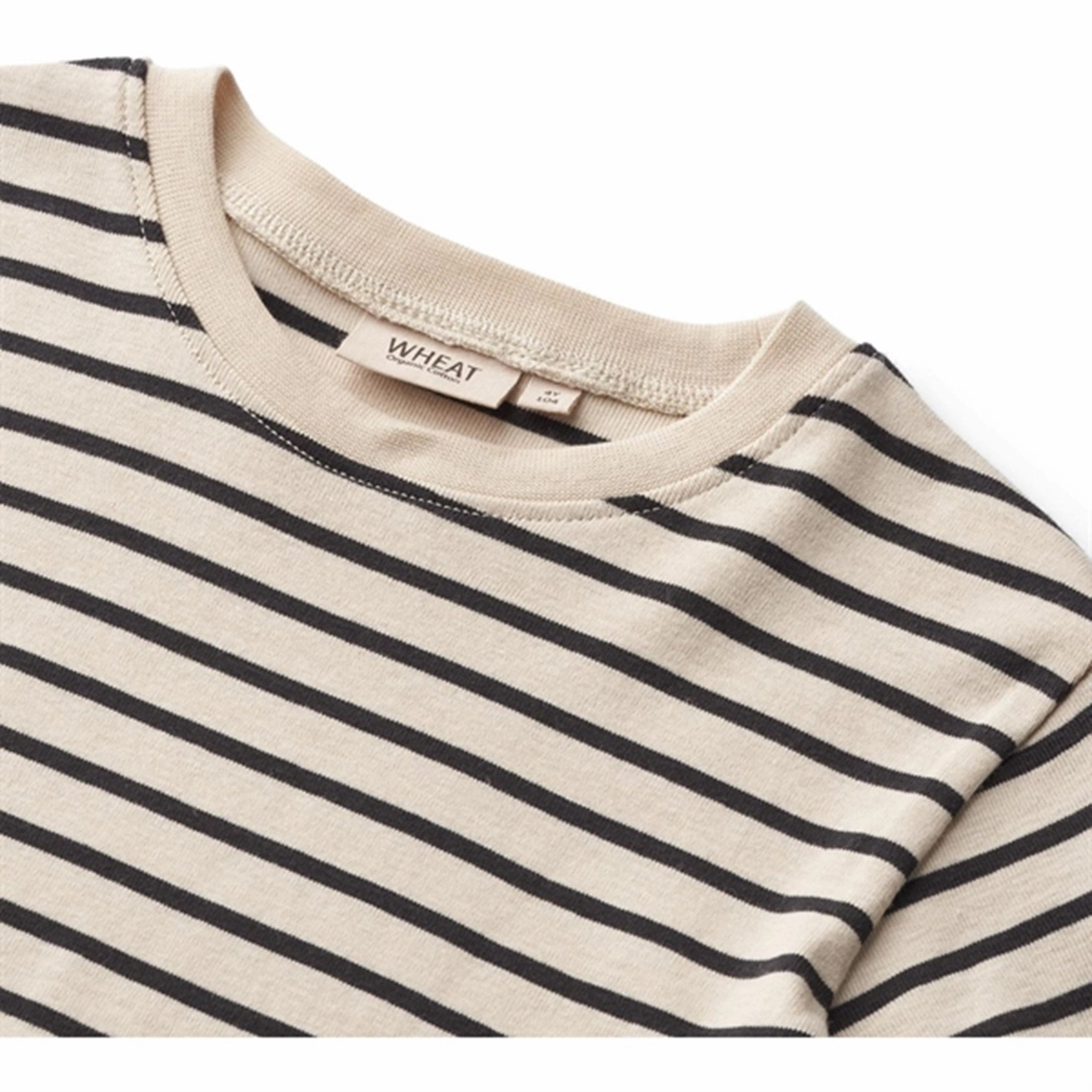 Wheat Navy Stripe T-shirt Fabian Minimalist Design