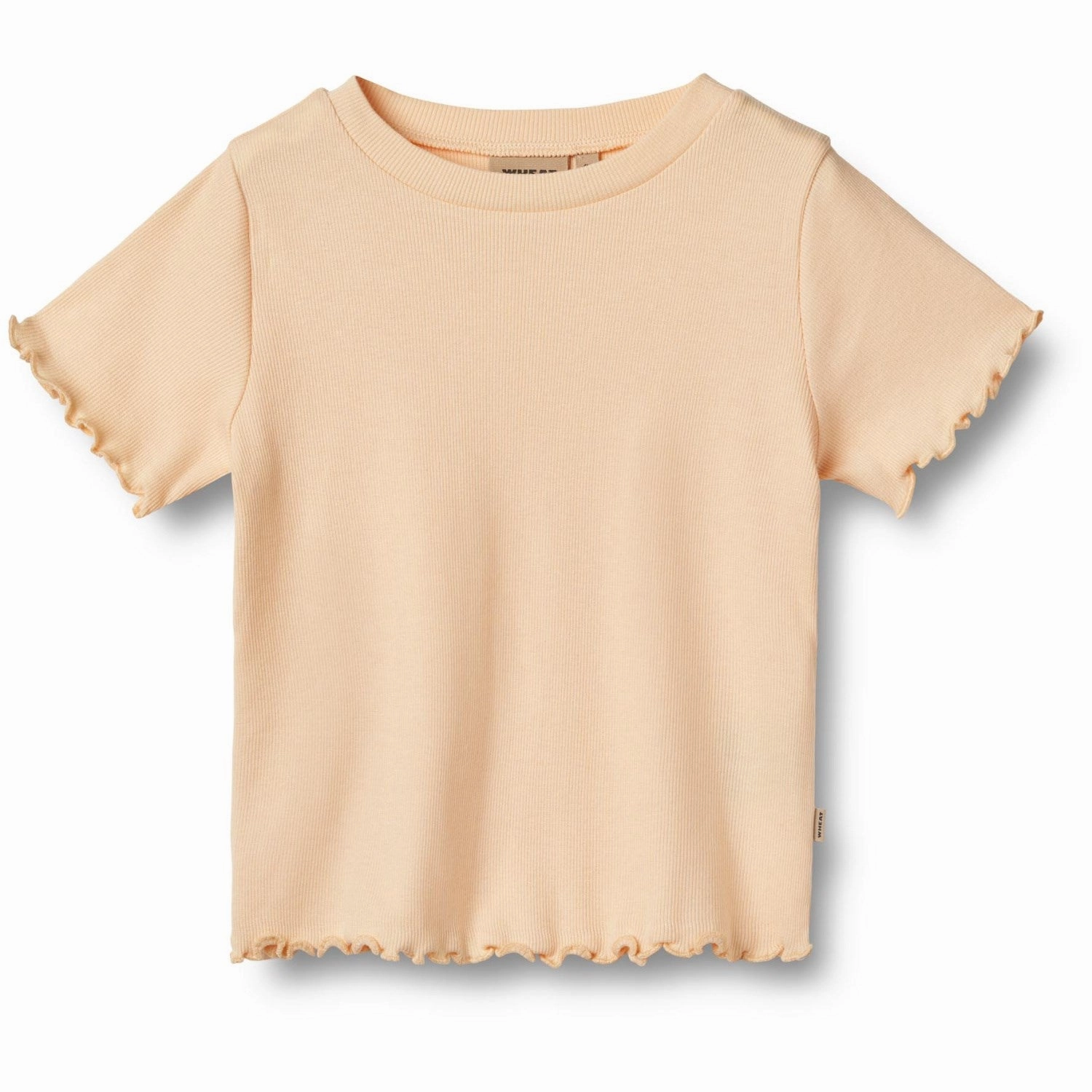 Classic Fit V neck style Wheat Pale Peach T-shirt Irene