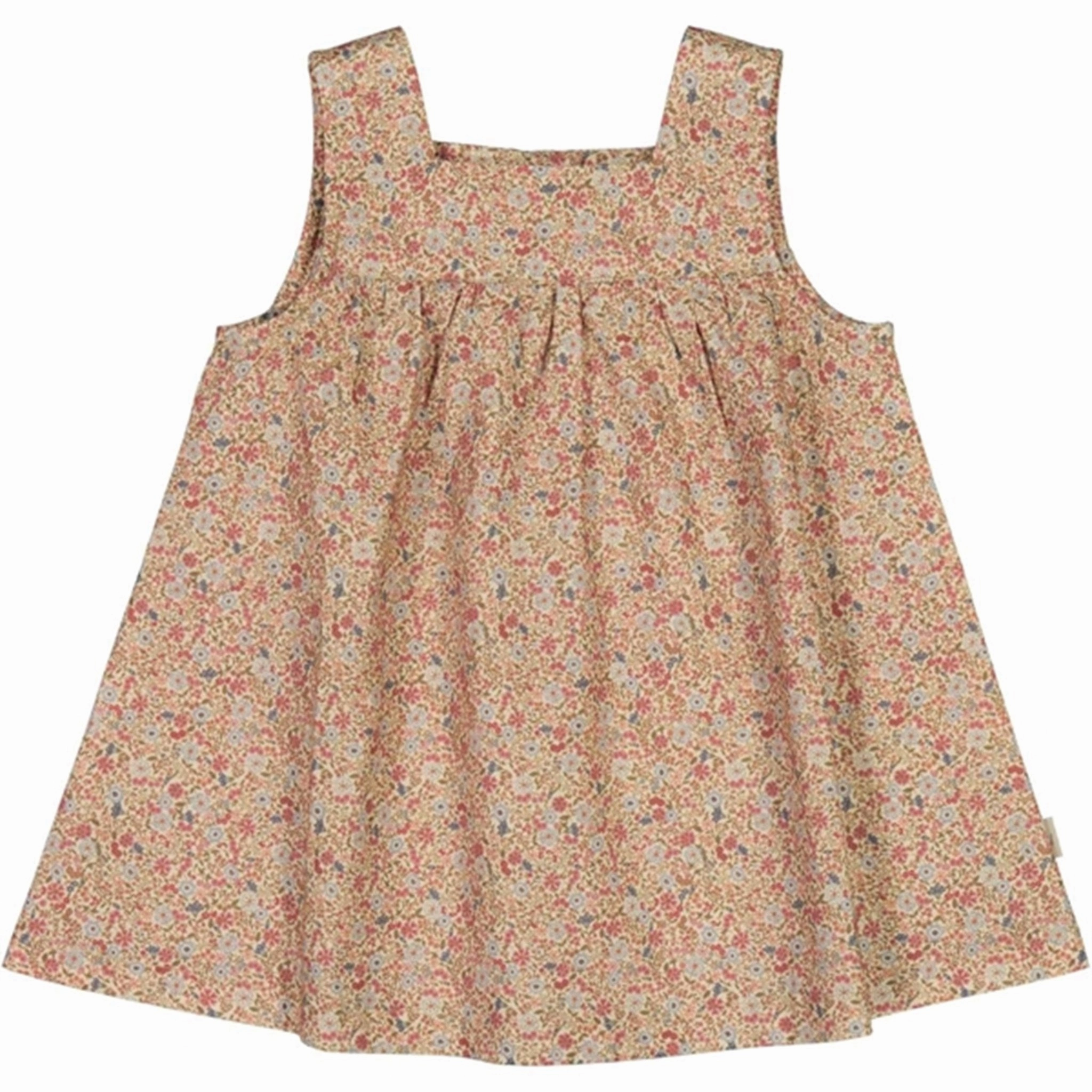 Bold Elegance Wheat Porcelain Flowers Ayla Dress