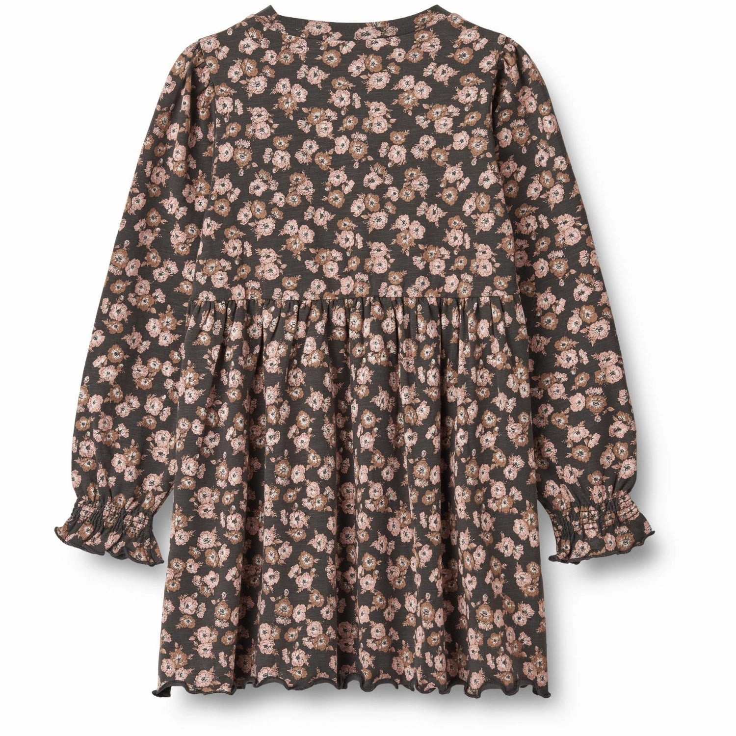 Low-Waist Wheat Raven Anemones Jersey Dress Eliane