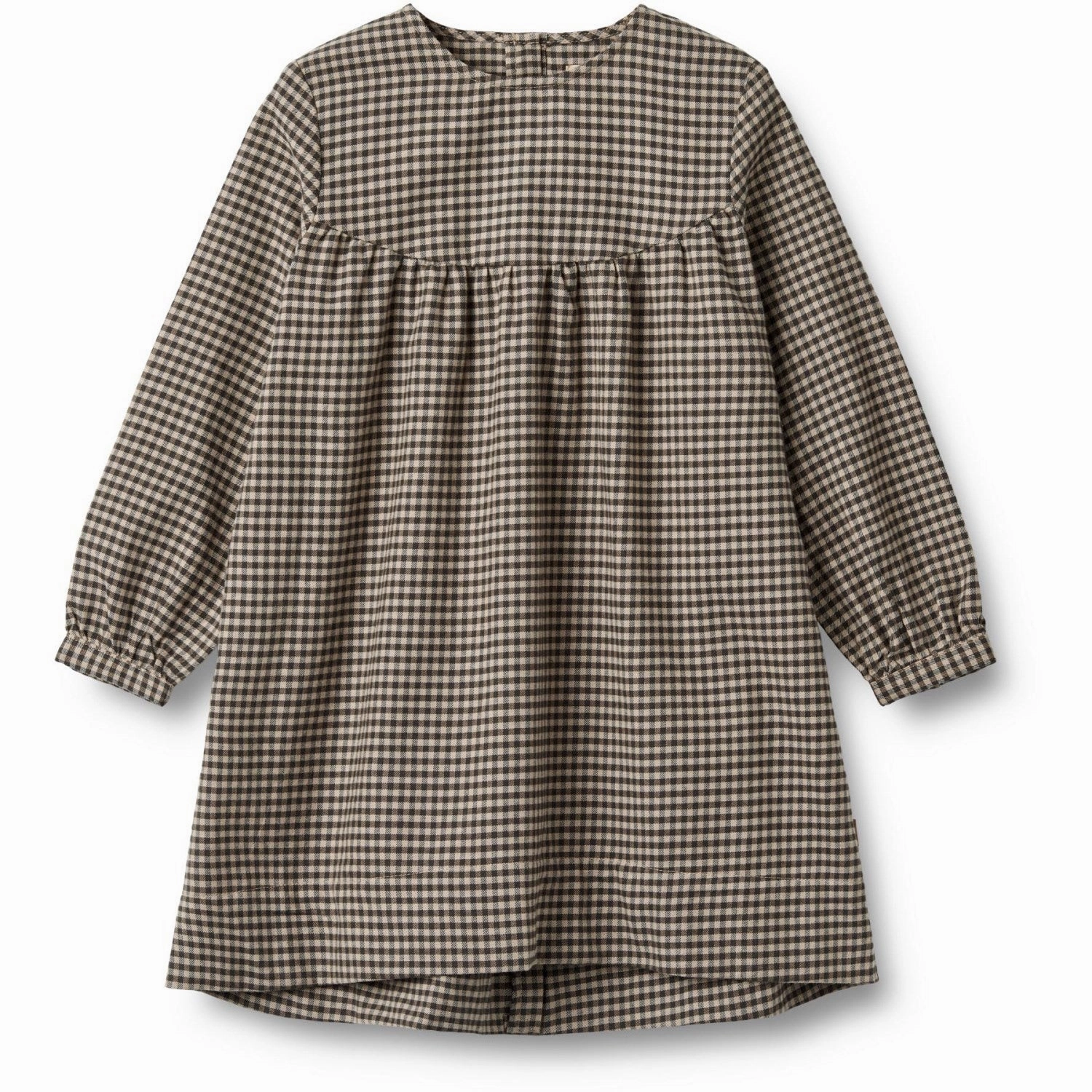 Wheat Raven Check Dress Fenja Grace Base Perfect for Travel