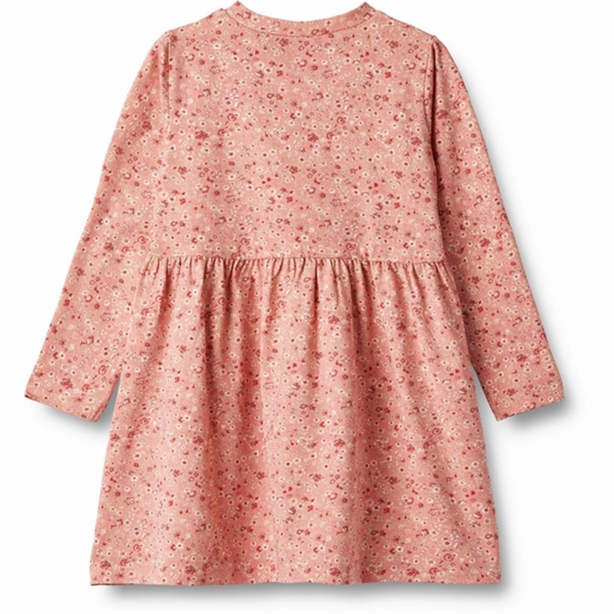 Wheat Rosette Flowers Jersey Dress Sessa Scandi Light