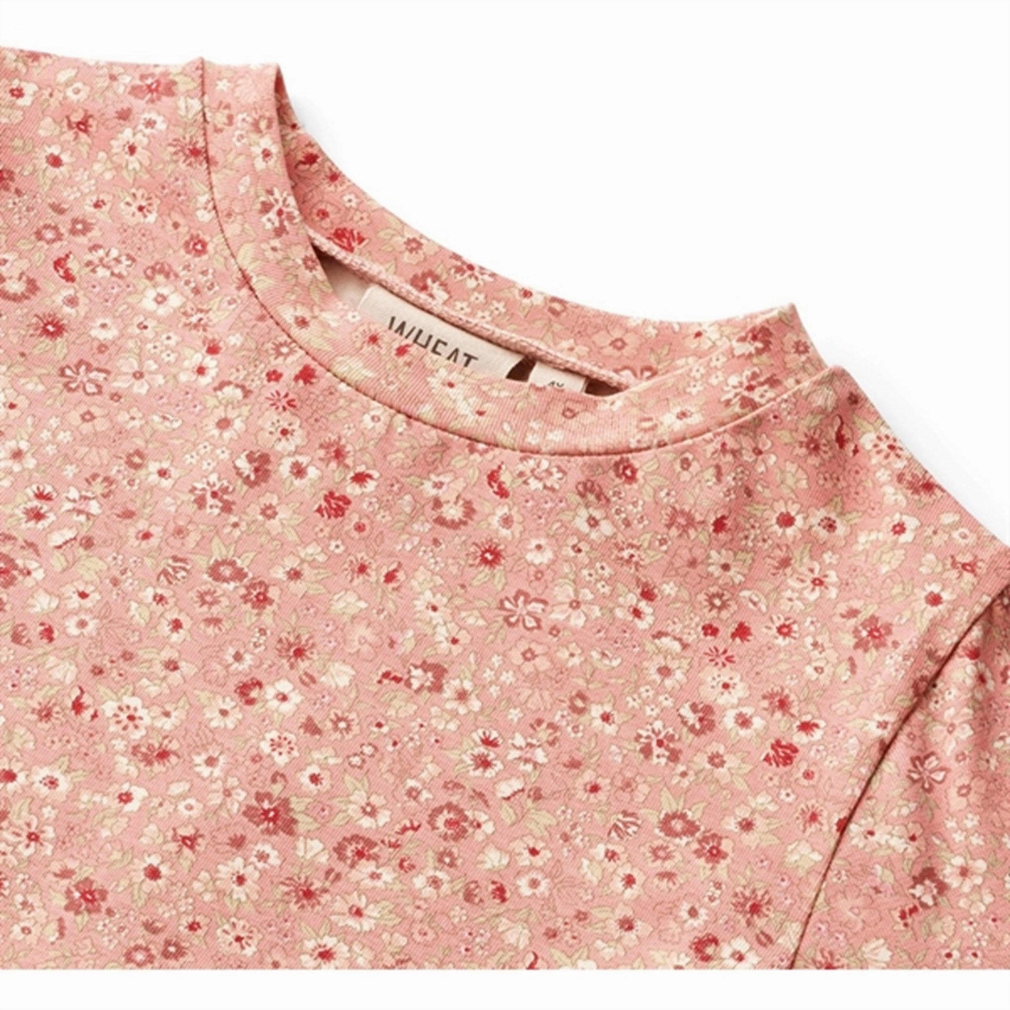 Sophisticated Style Wheat Rosette Flowers Jersey Dress Sessa