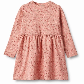 Wheat Rosette Flowers Jersey Dress Sessa Love Glow