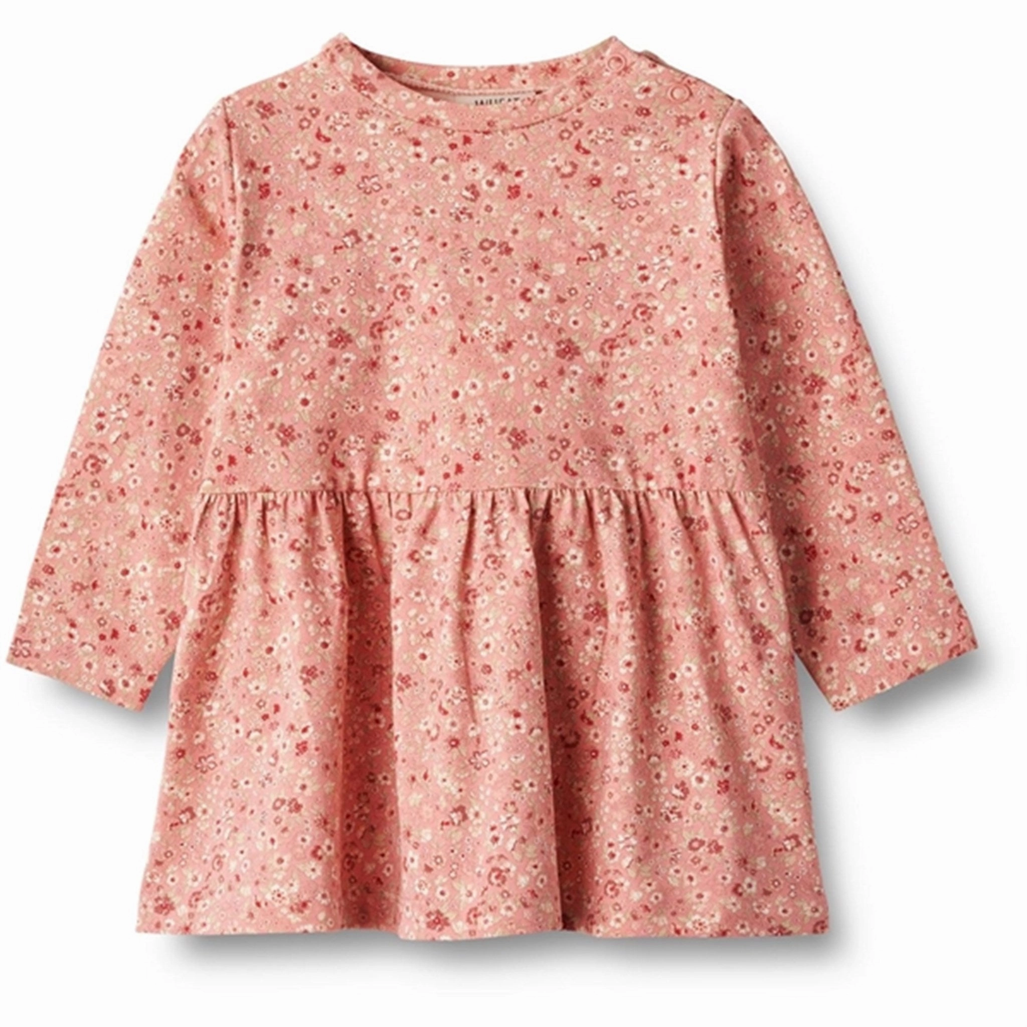 Wheat Rosette Flowers Jersey Dress Sessa Form Flow