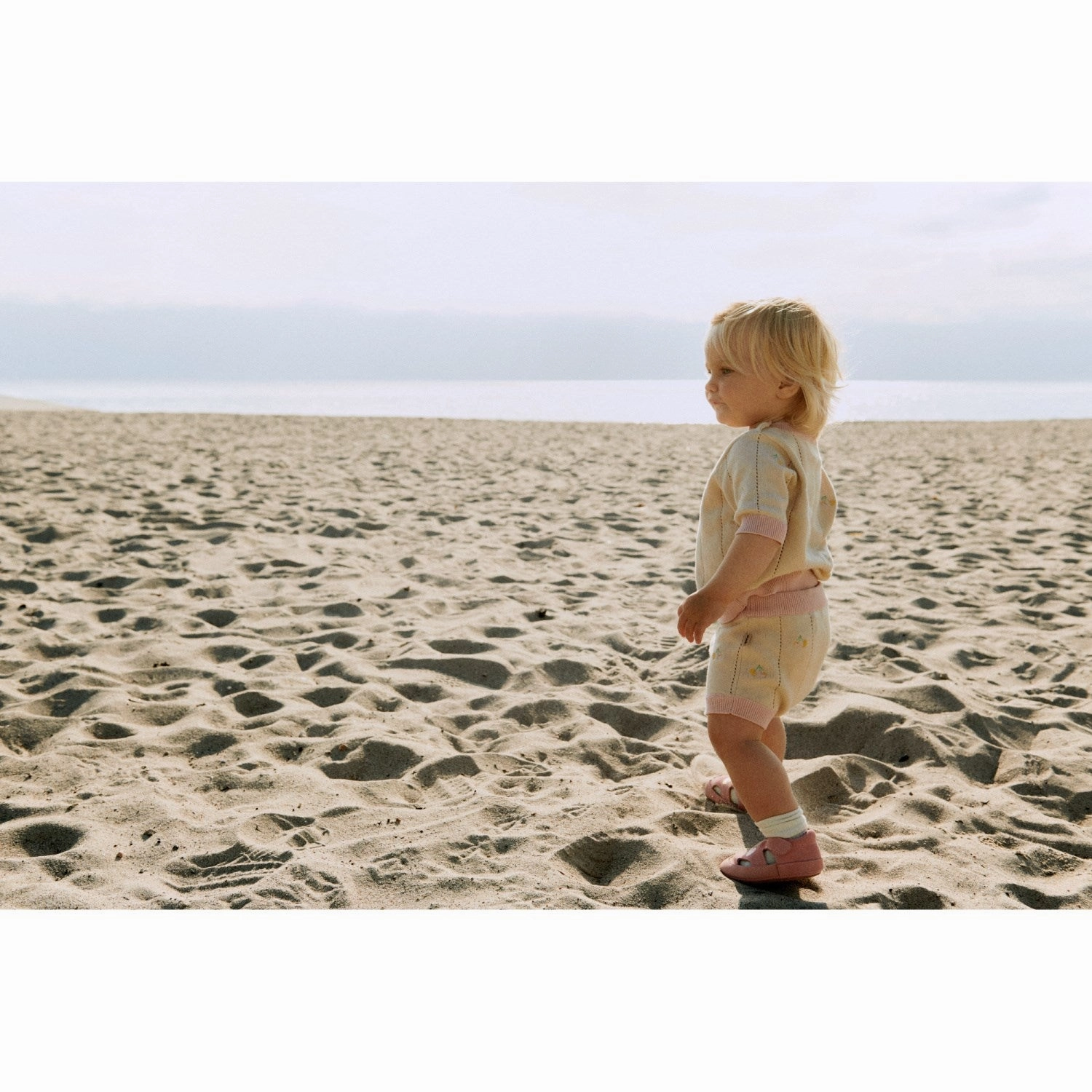 Wheat Sandshell Knit Top S/S Malvina Flexible Neckline