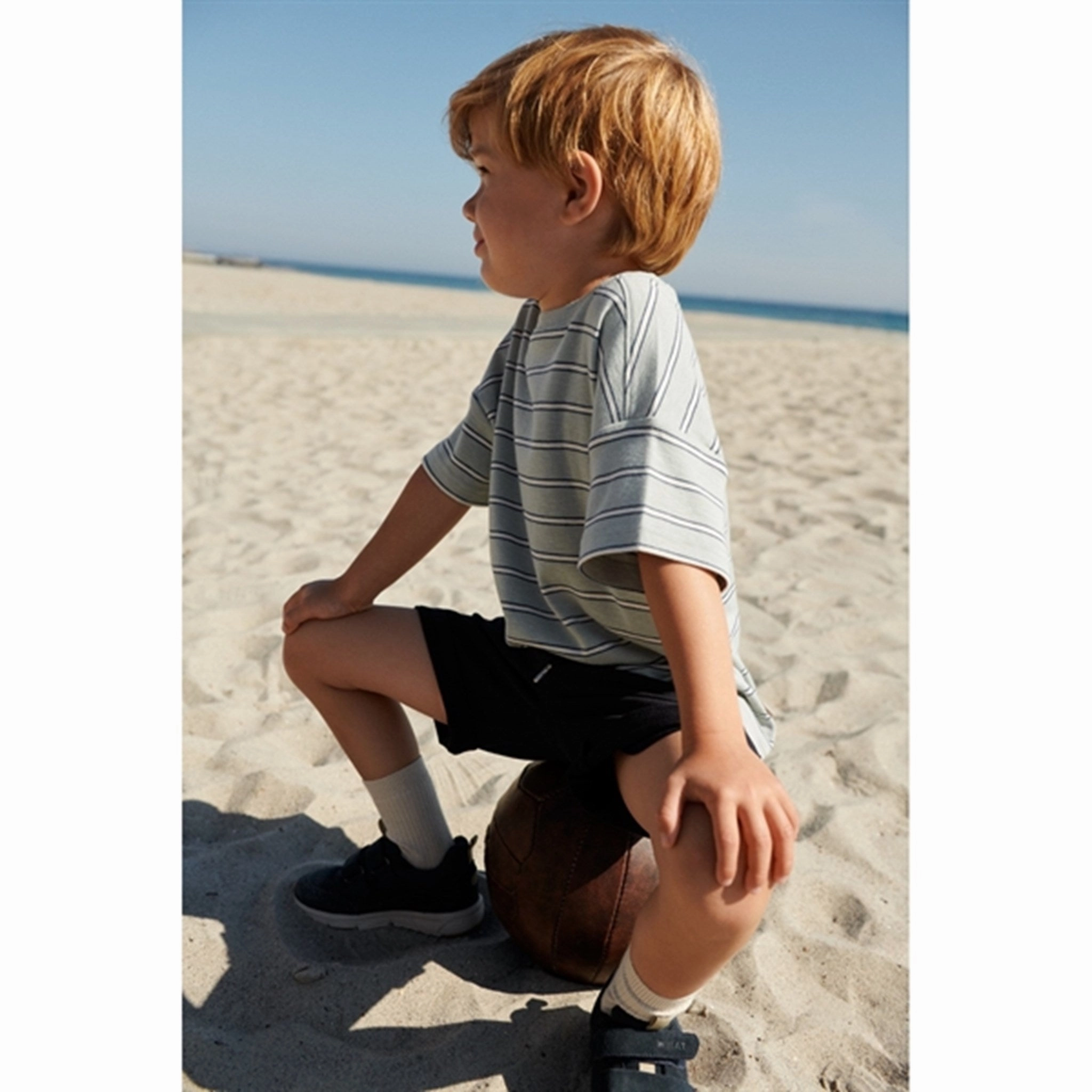 anniversary Wheat Sea Mist Stripe T-shirt Tommy