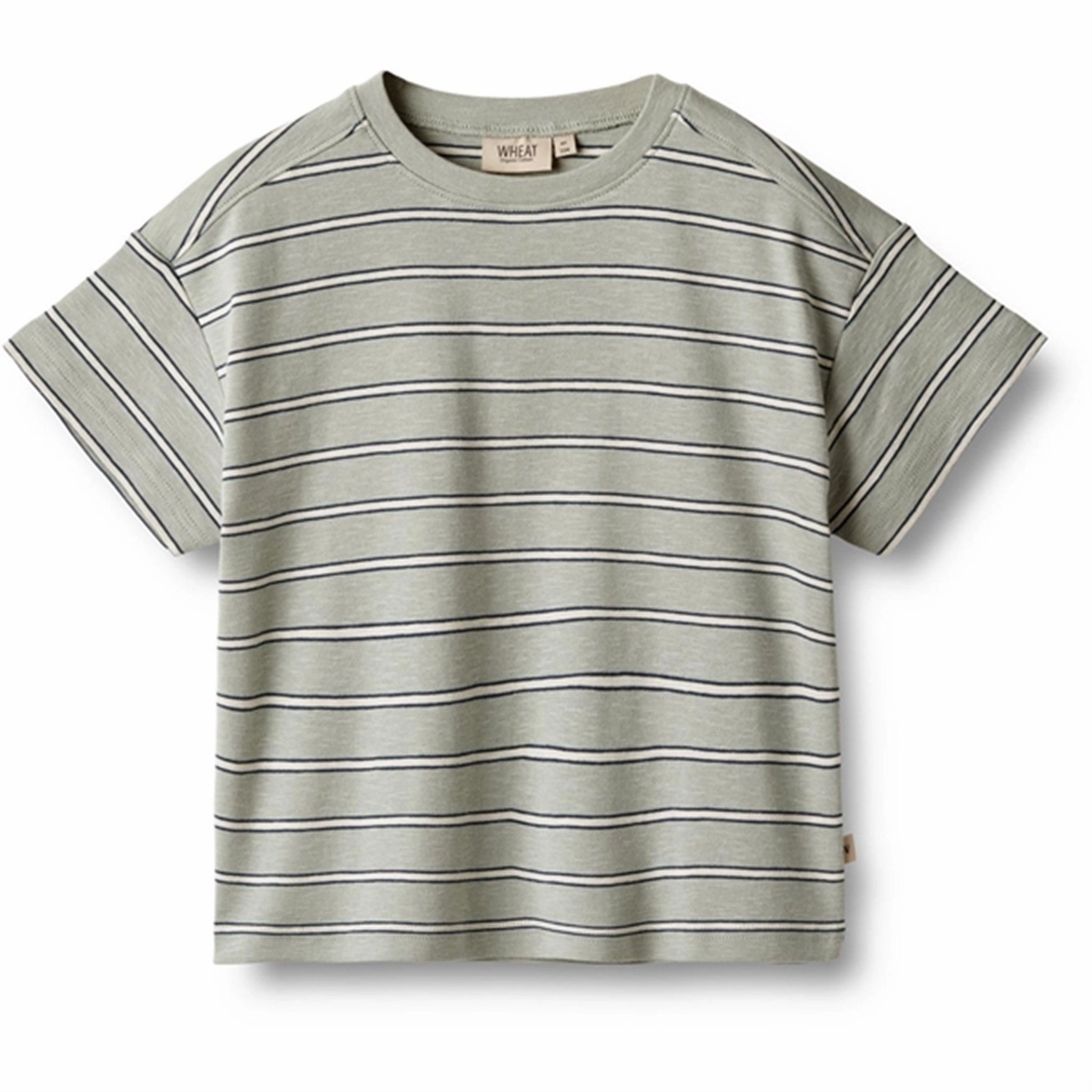 Reinforced Hems Sporty Chic Wheat Sea Mist Stripe T-shirt Tommy