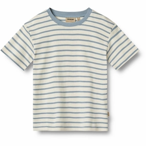 Wheat Shell Stripe T-shirt Fabian Sustainable Production Process