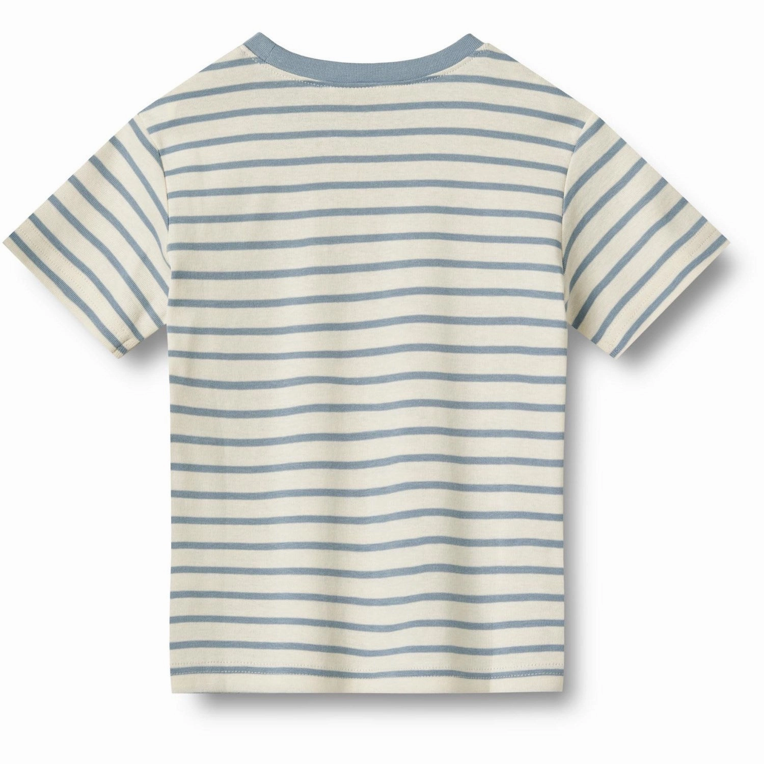 Wheat Shell Stripe T-shirt Fabian Textured Surface Chic and Cozy