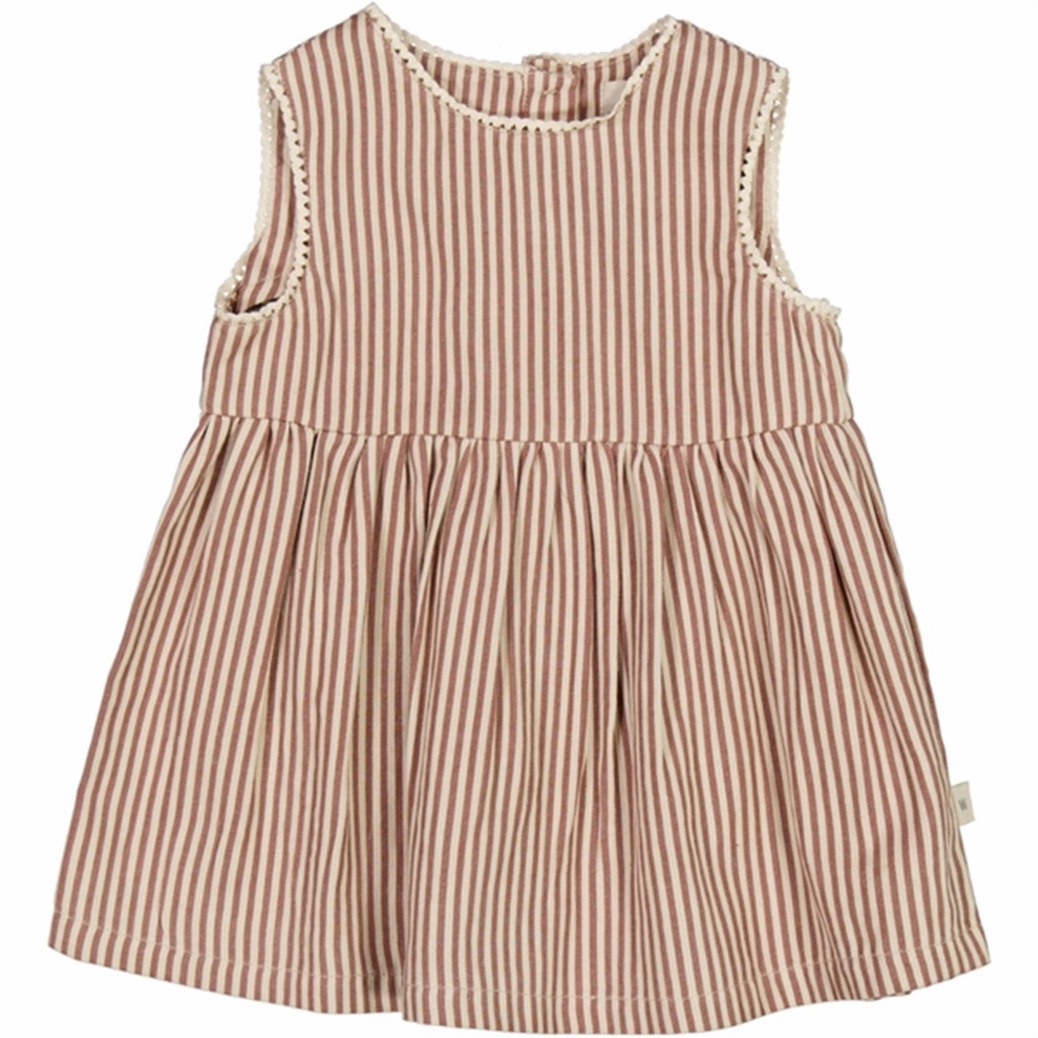 Wheat Vintage Stripe Kirsten Dress Subtle Detail Family Glow