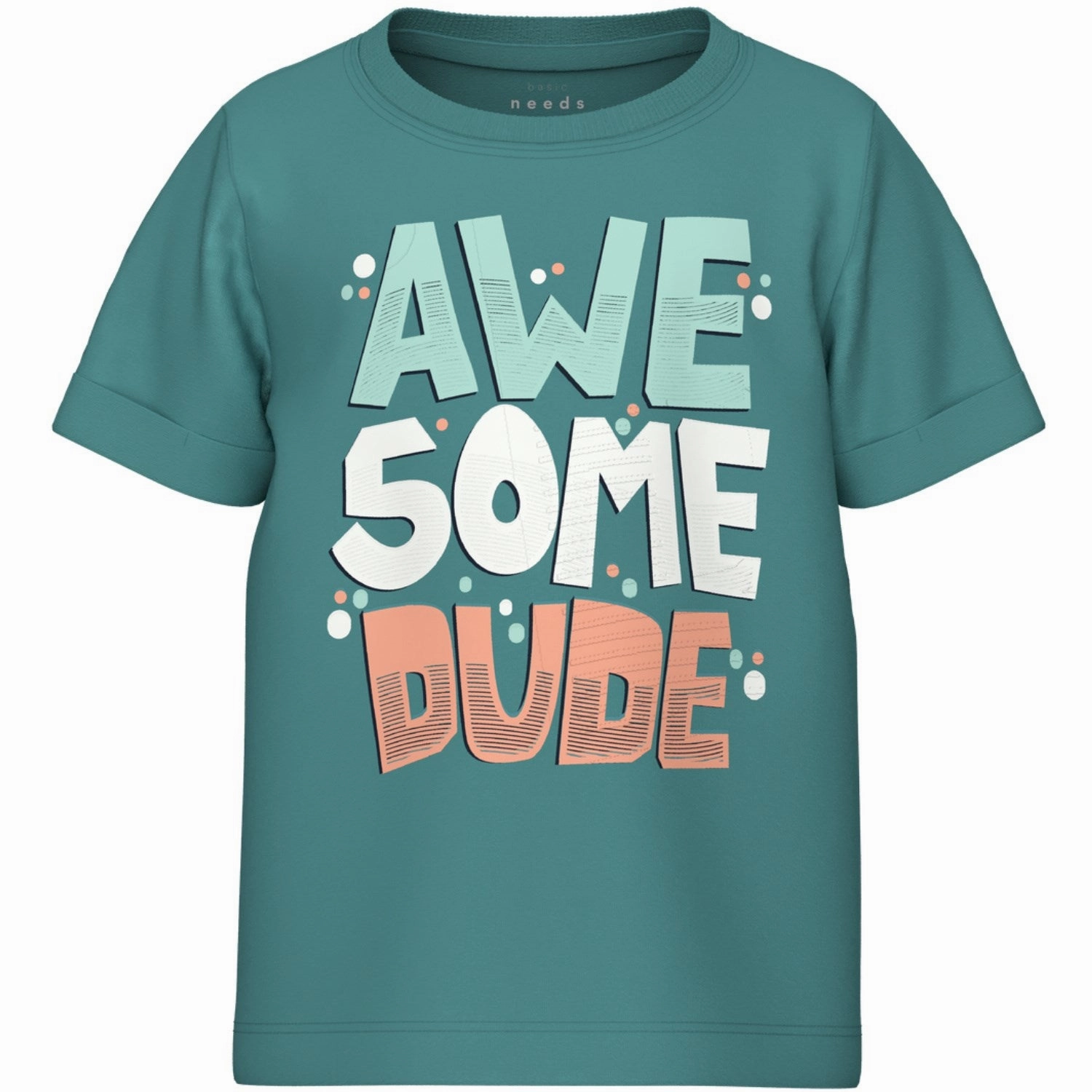 NeutralTonesCollection Name It Bristol Blue Awesome Dude Vux T-Shirt