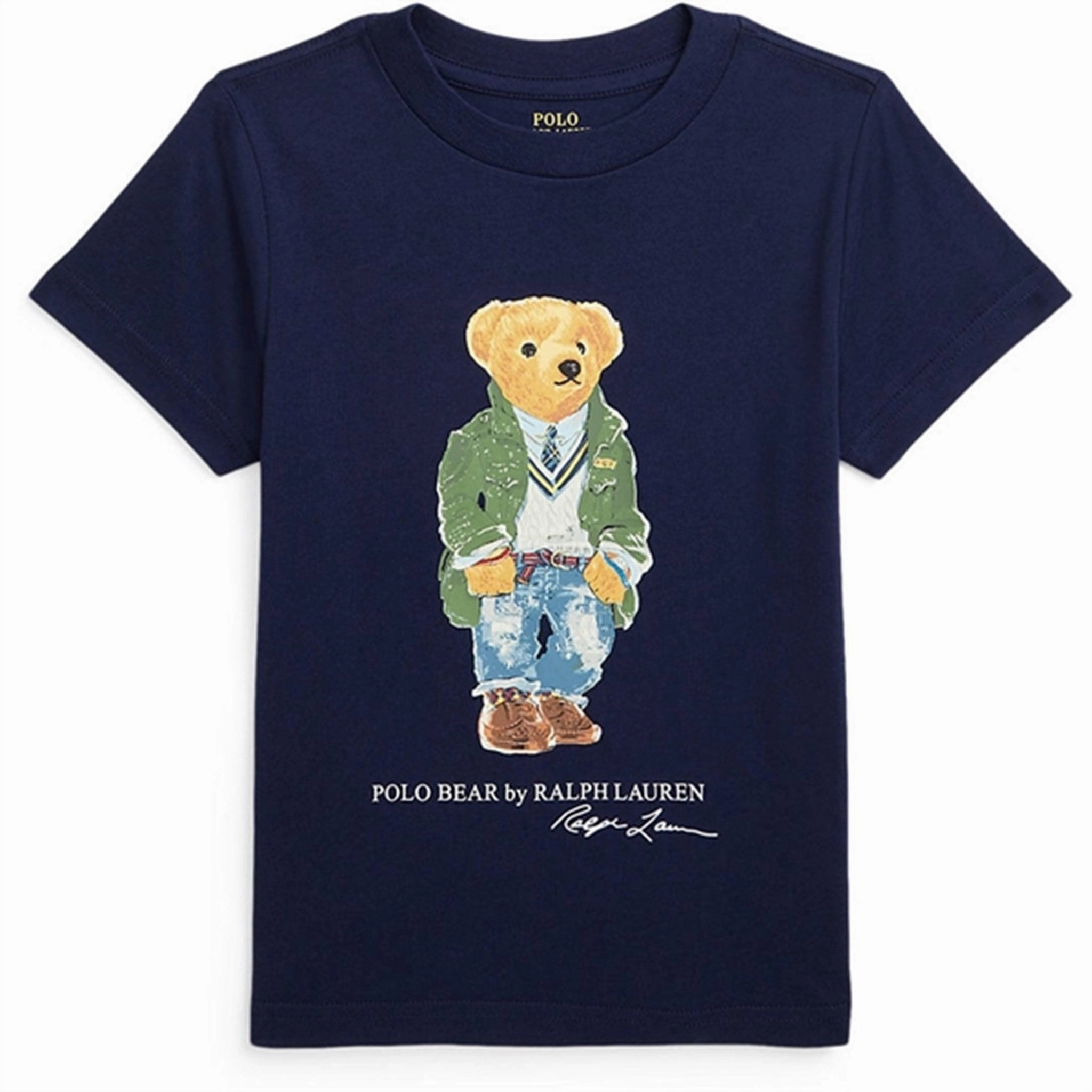 Polo Ralph Lauren Boy T-Shirt Paris Bear Newport Navy Sleep