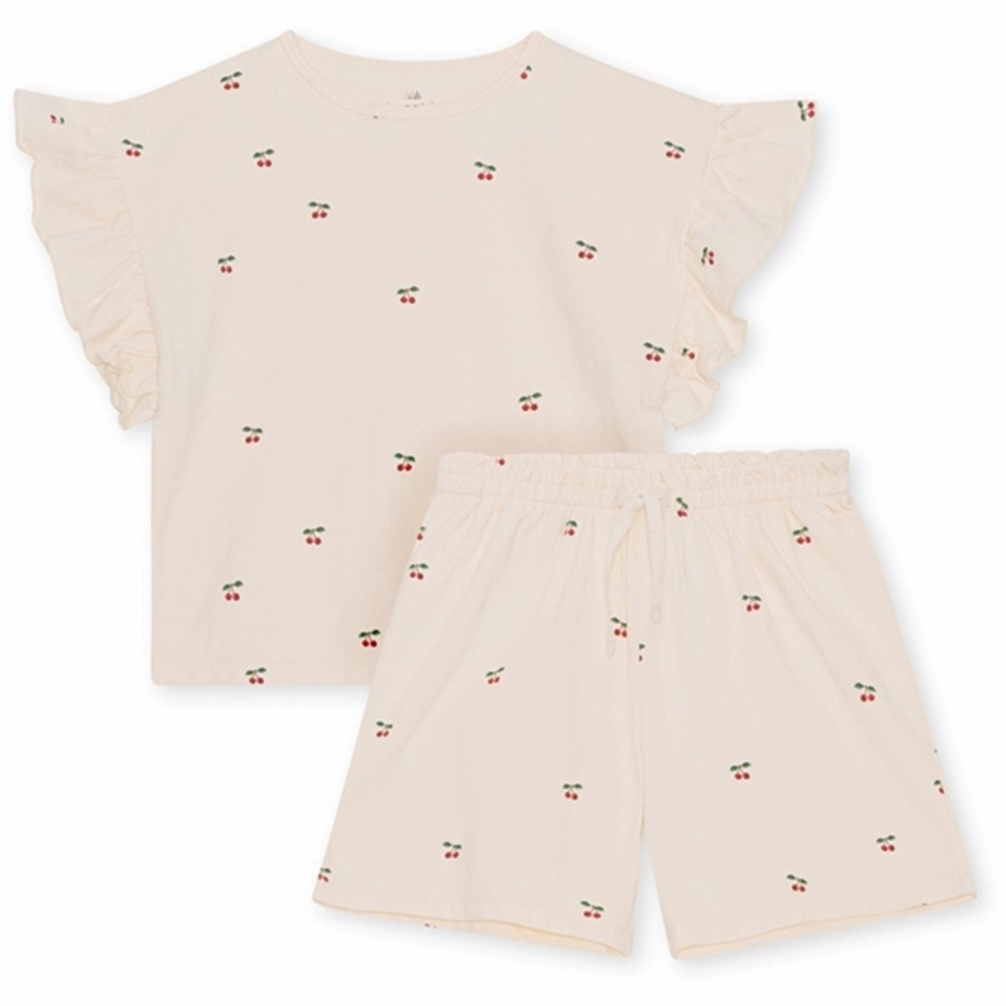 Flexible Movement Cut Anti Sag Technology Konges Sl?jd Cherry Lin Frill Set