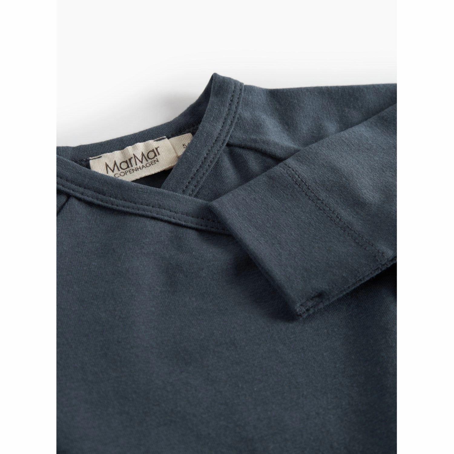 Perfect Fit MarMar Modal New Born Blue Tut Wrap LS Blouse