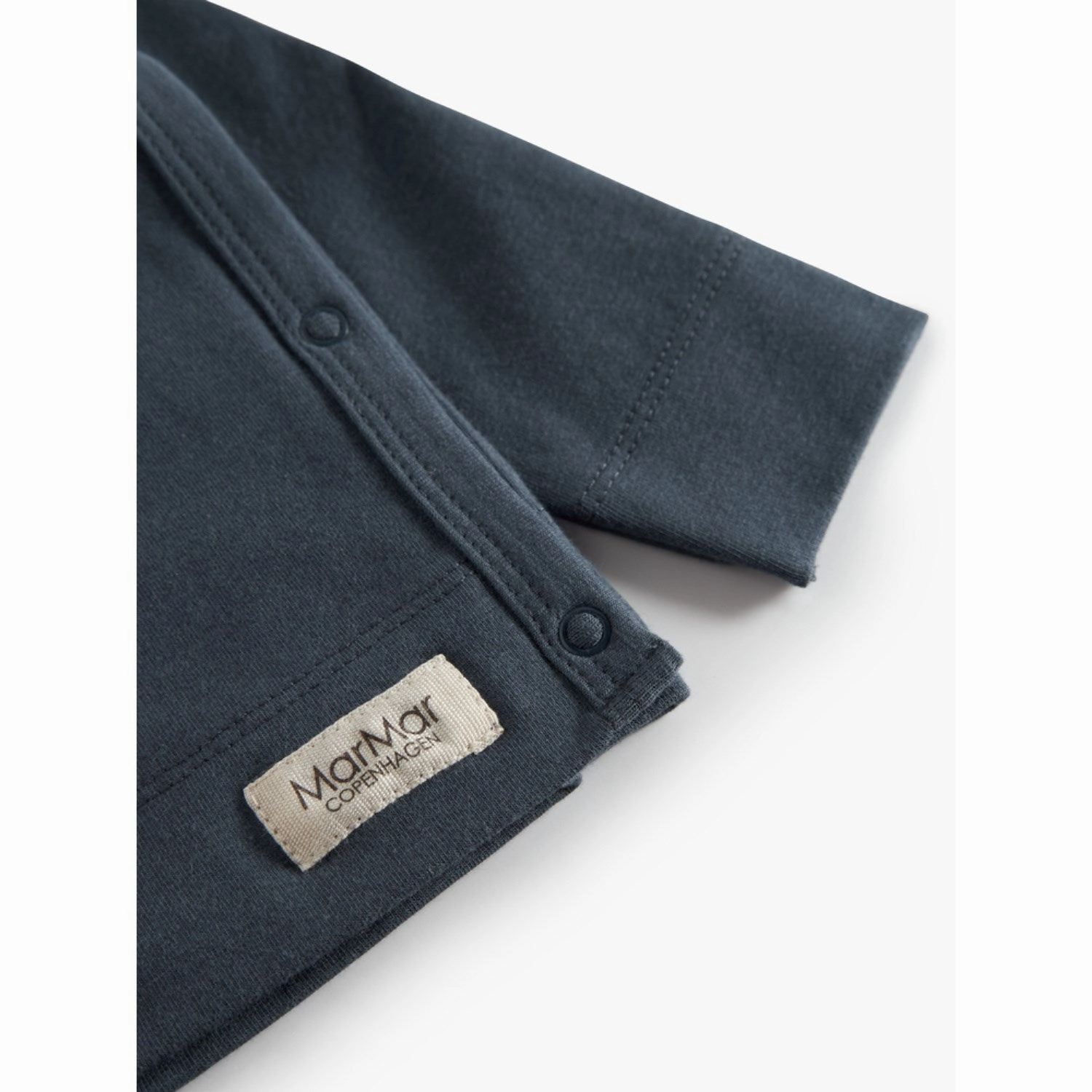 Formal Elegance Minimalist Aesthetic MarMar Modal New Born Blue Tut Wrap LS Blouse