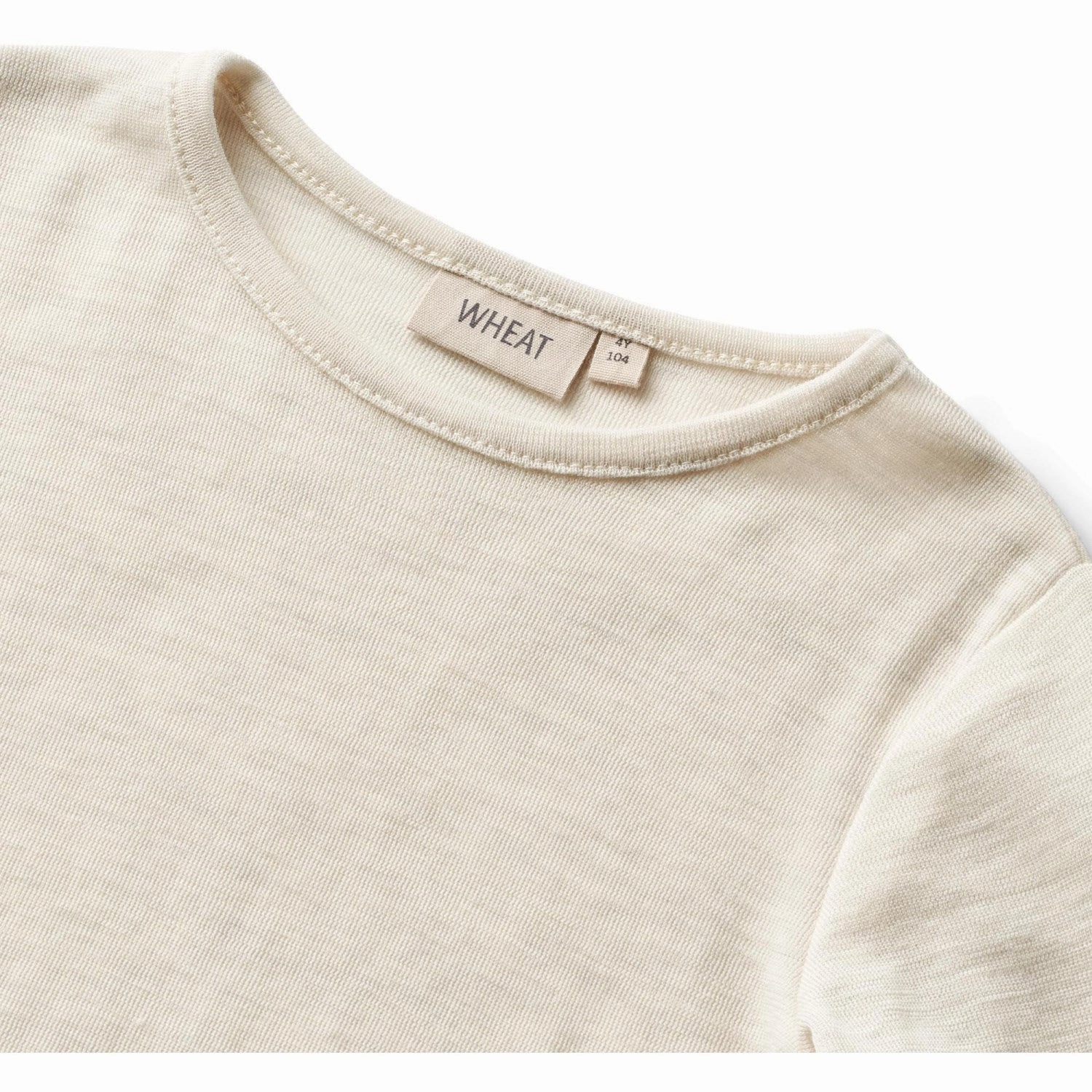 Wheat Eggshell Melange Wool Blouse Alfie Neutral Tone